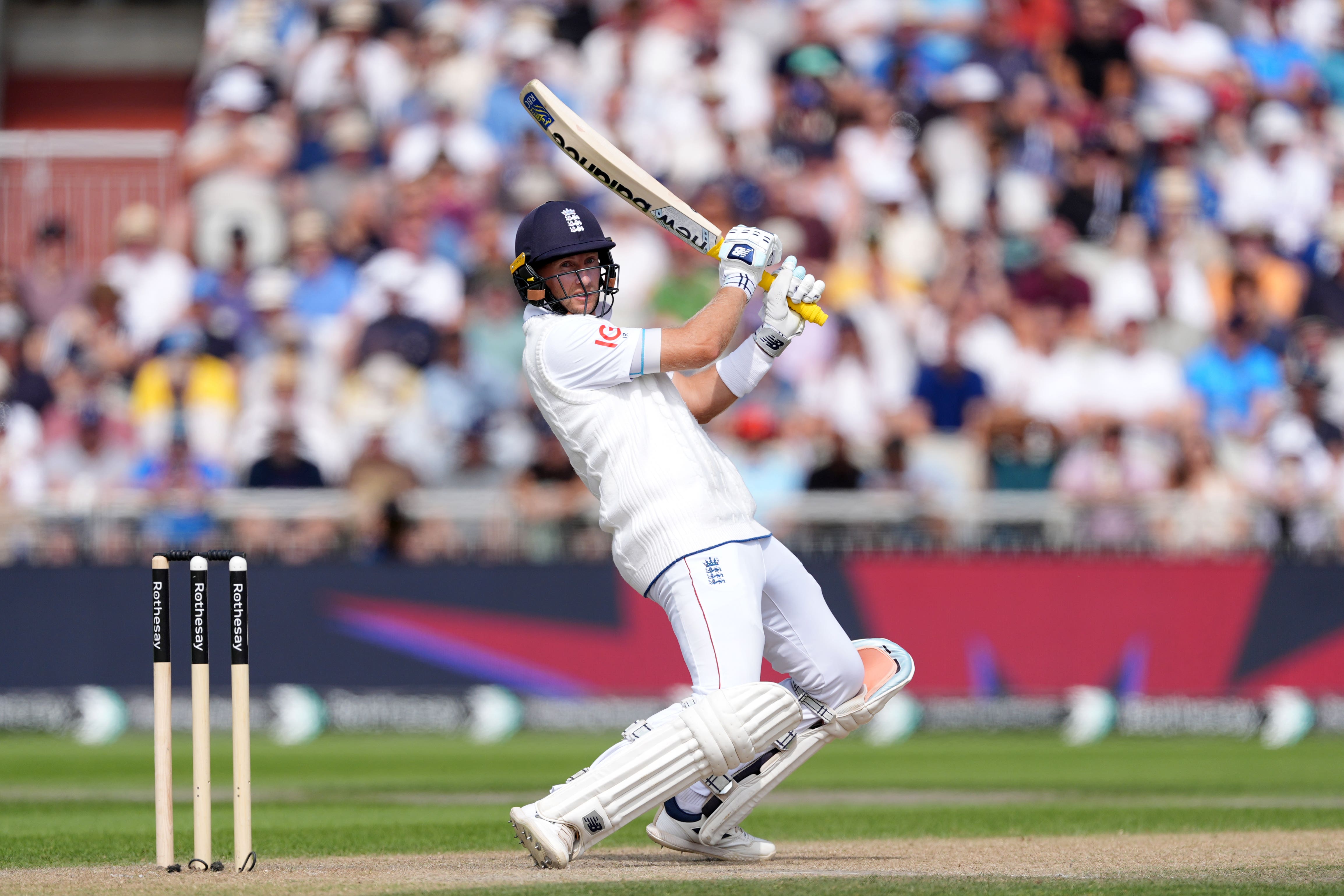 England’s Joe Root moved up to third on the all-time Test run-scorers list (Martin Rickett/PA).