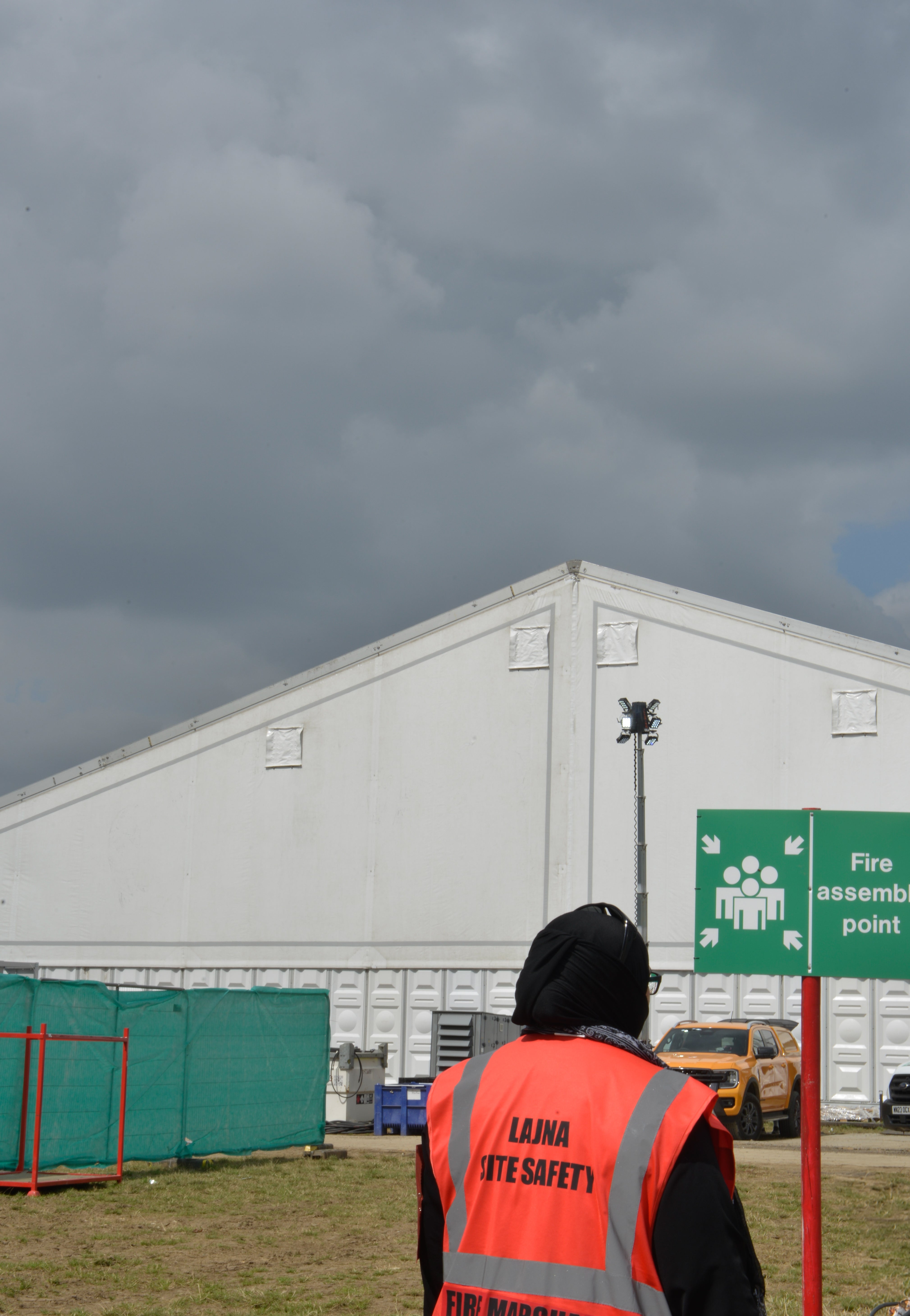 There are over 6,000 female volunteers at Jalsa Salana helping to run a tent city on 210 acres of Hampshire farmland