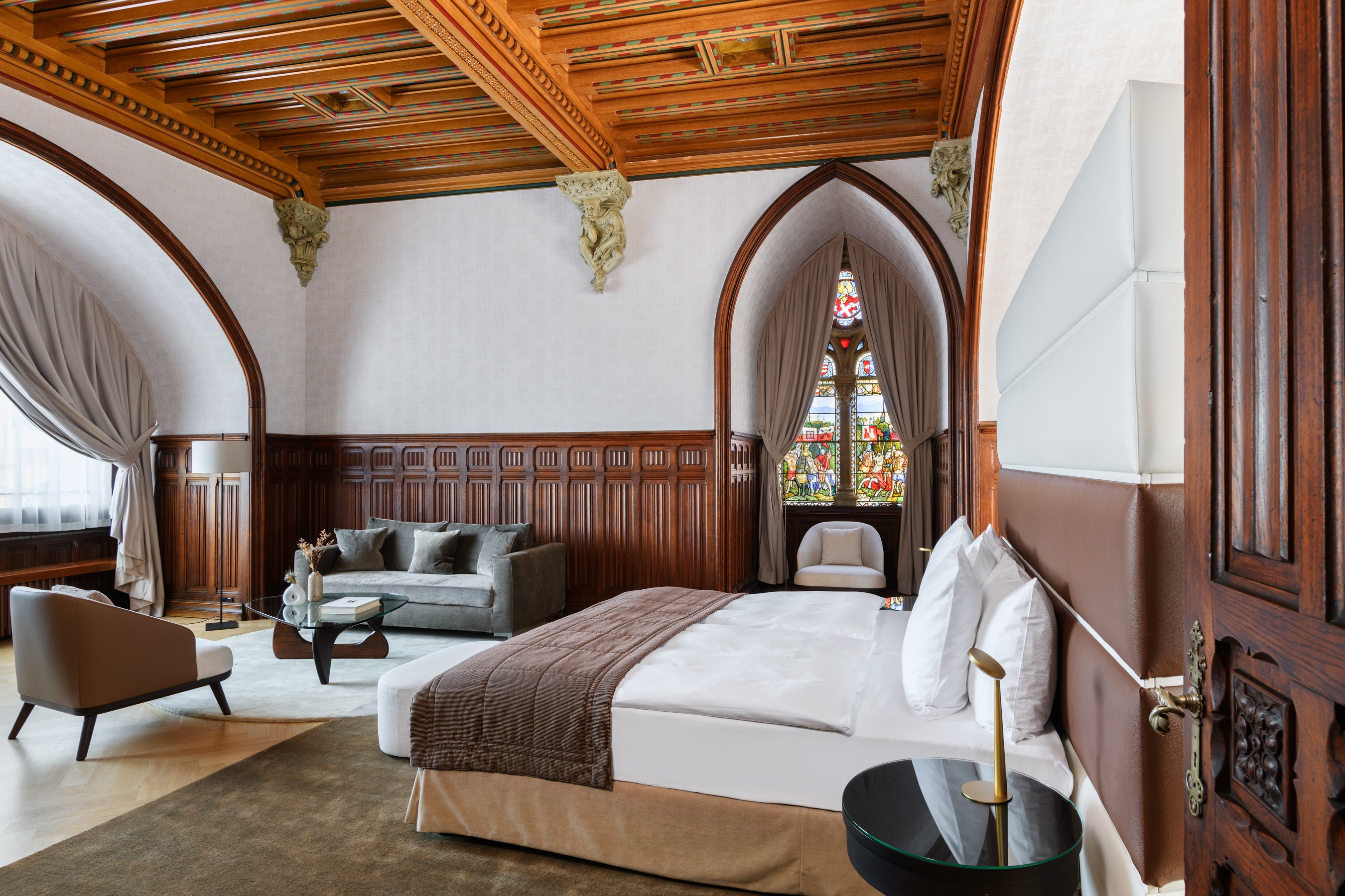 Neo-Gothic Chateau d'Ouchy boasts 49 rooms