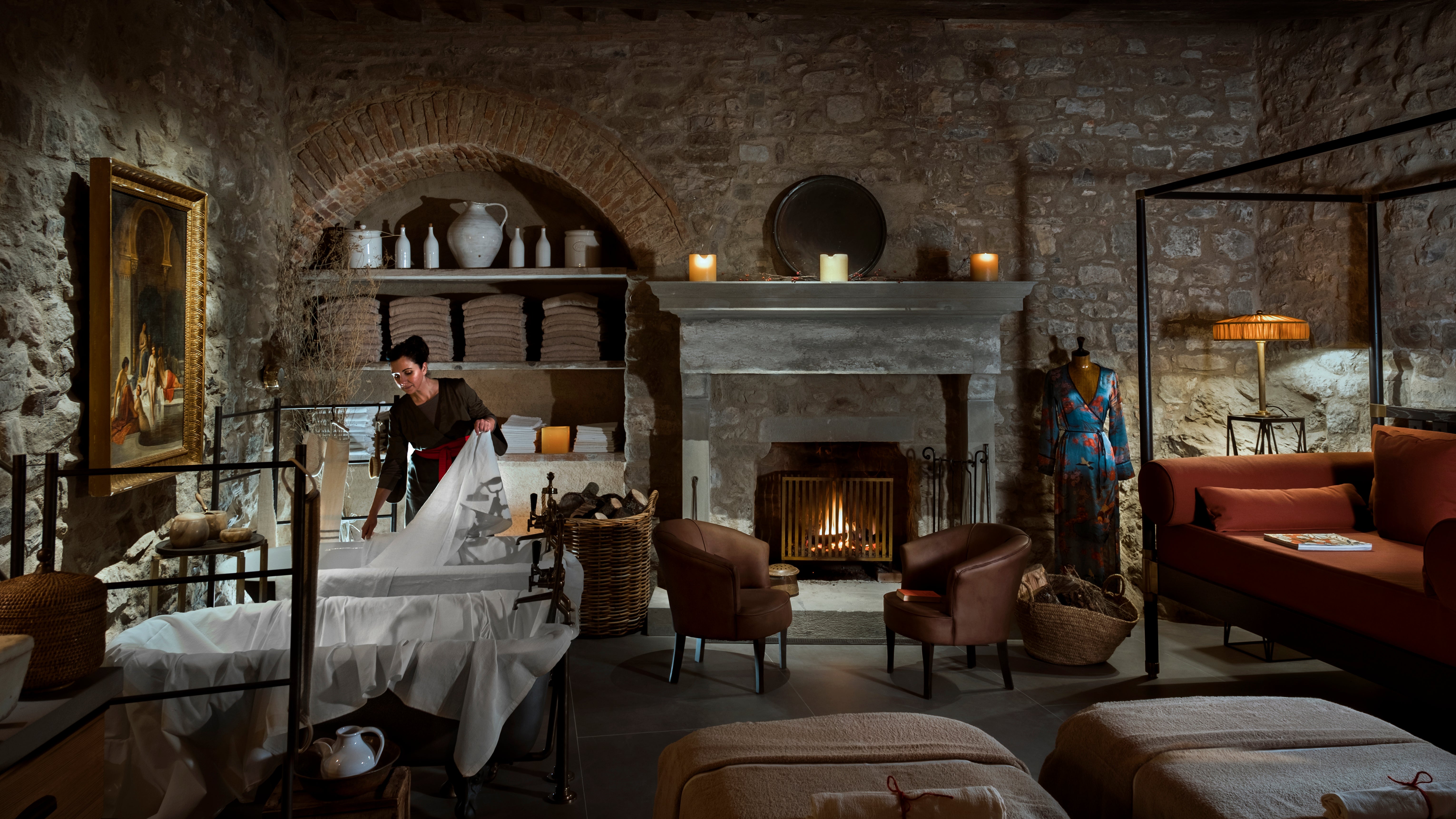 One part of Reschio Hotel dates back to 900 AD