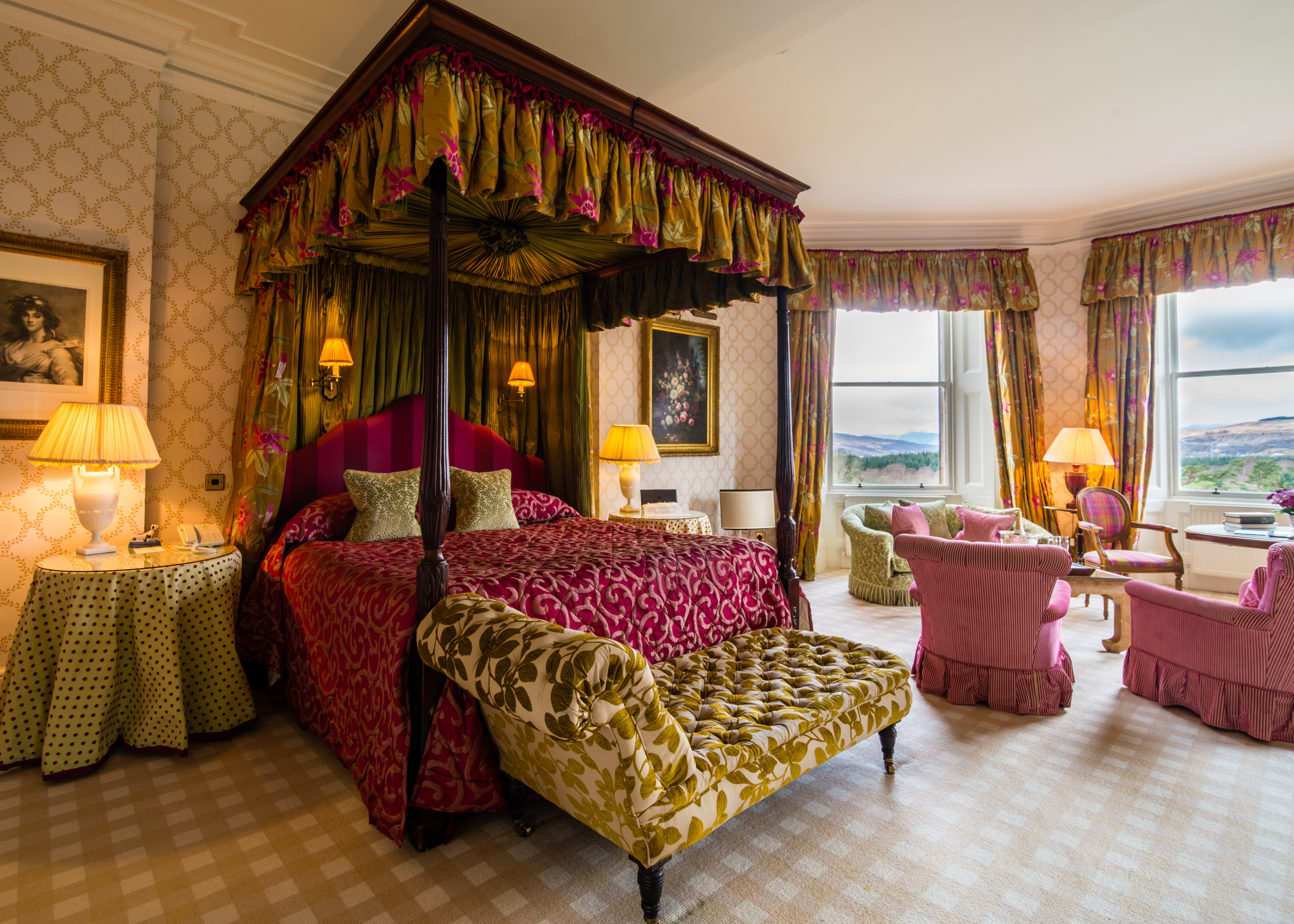 At Inverlochy Castle, there's 'more luxury than you can shake a jousting lance at'