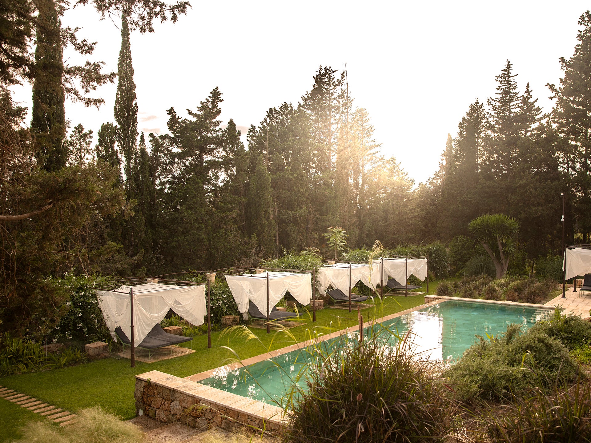 Castle Elvira's inviting swimming pool