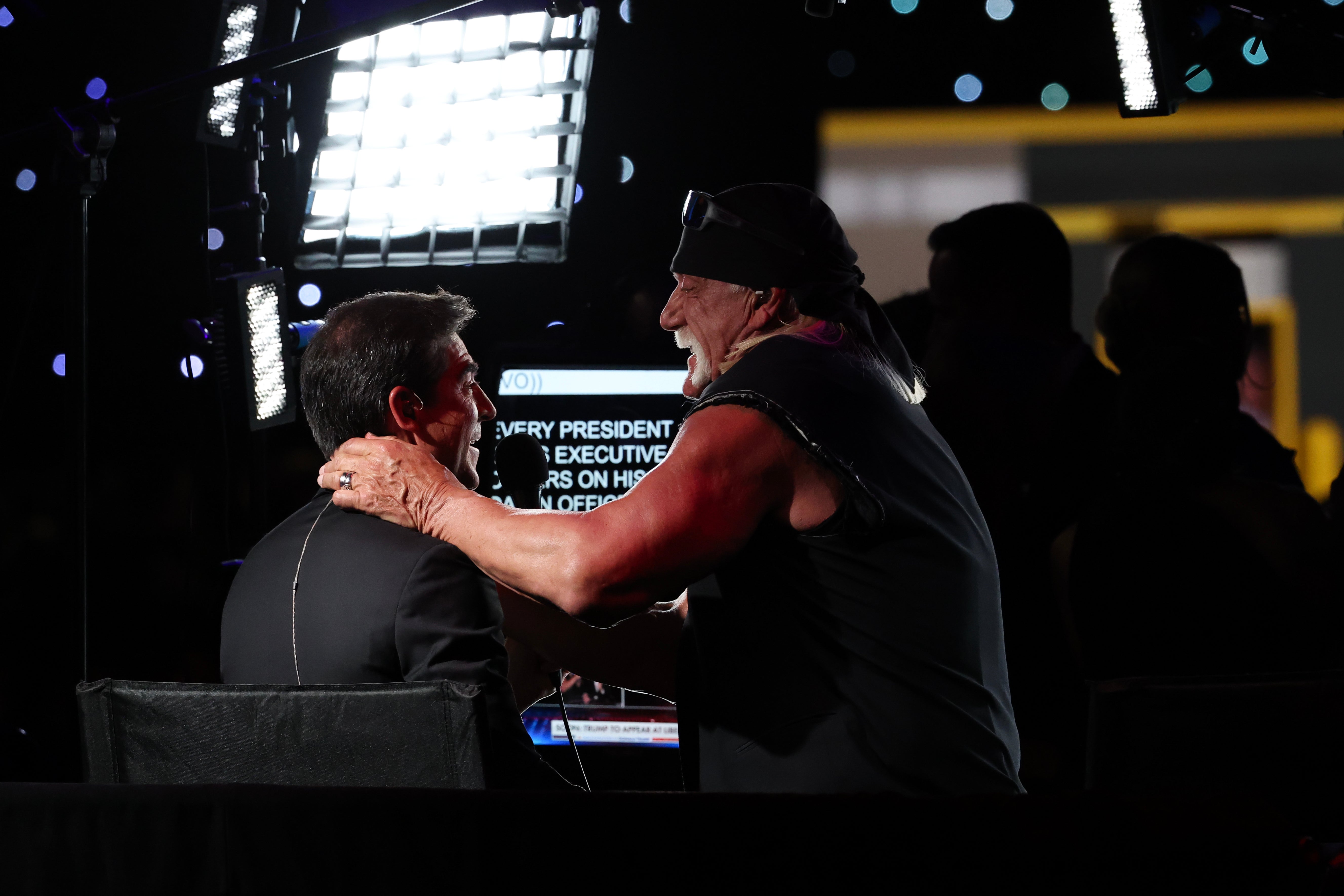 Hogan attended Trump’s inaugural ball in January after being sworn-in to serve as president again