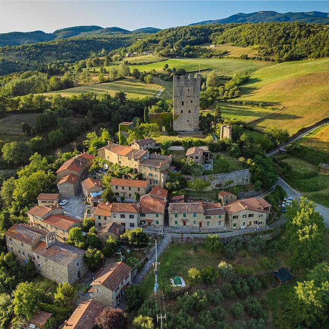Porciano Castle is a true Tuscan gem