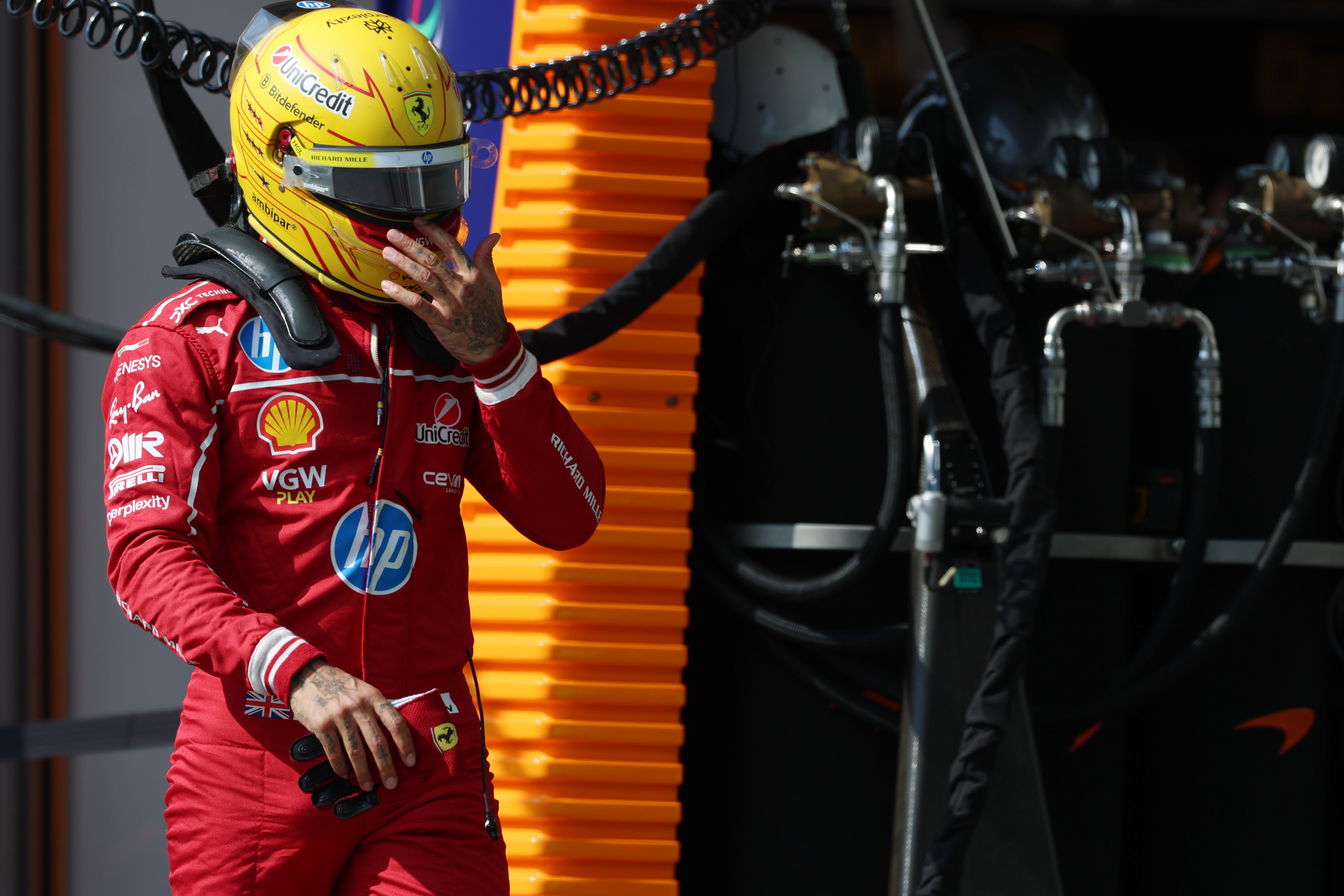 Lewis Hamilton qualified a shocking P18 for the sprint race in Belgium