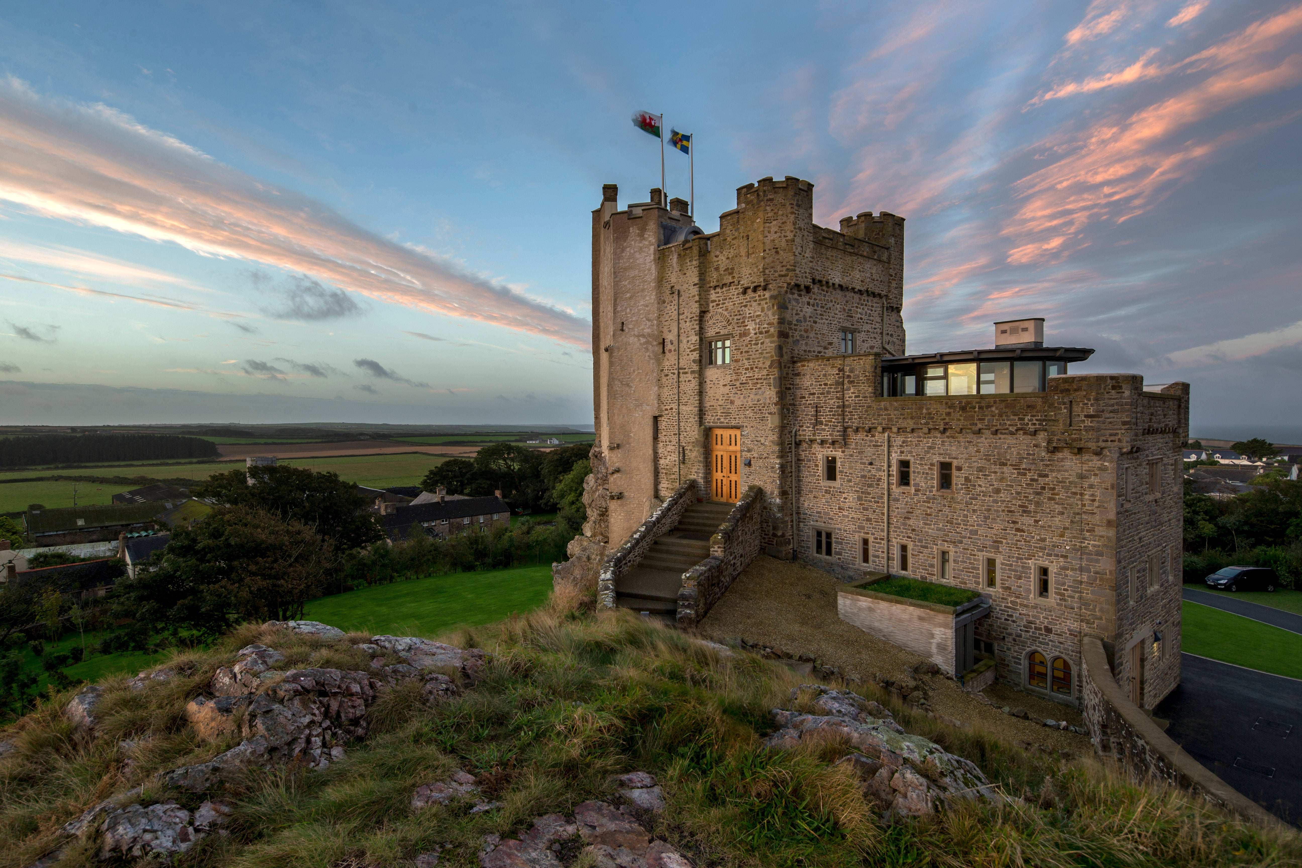 Stunning Roch Castle dates back to the 12th century