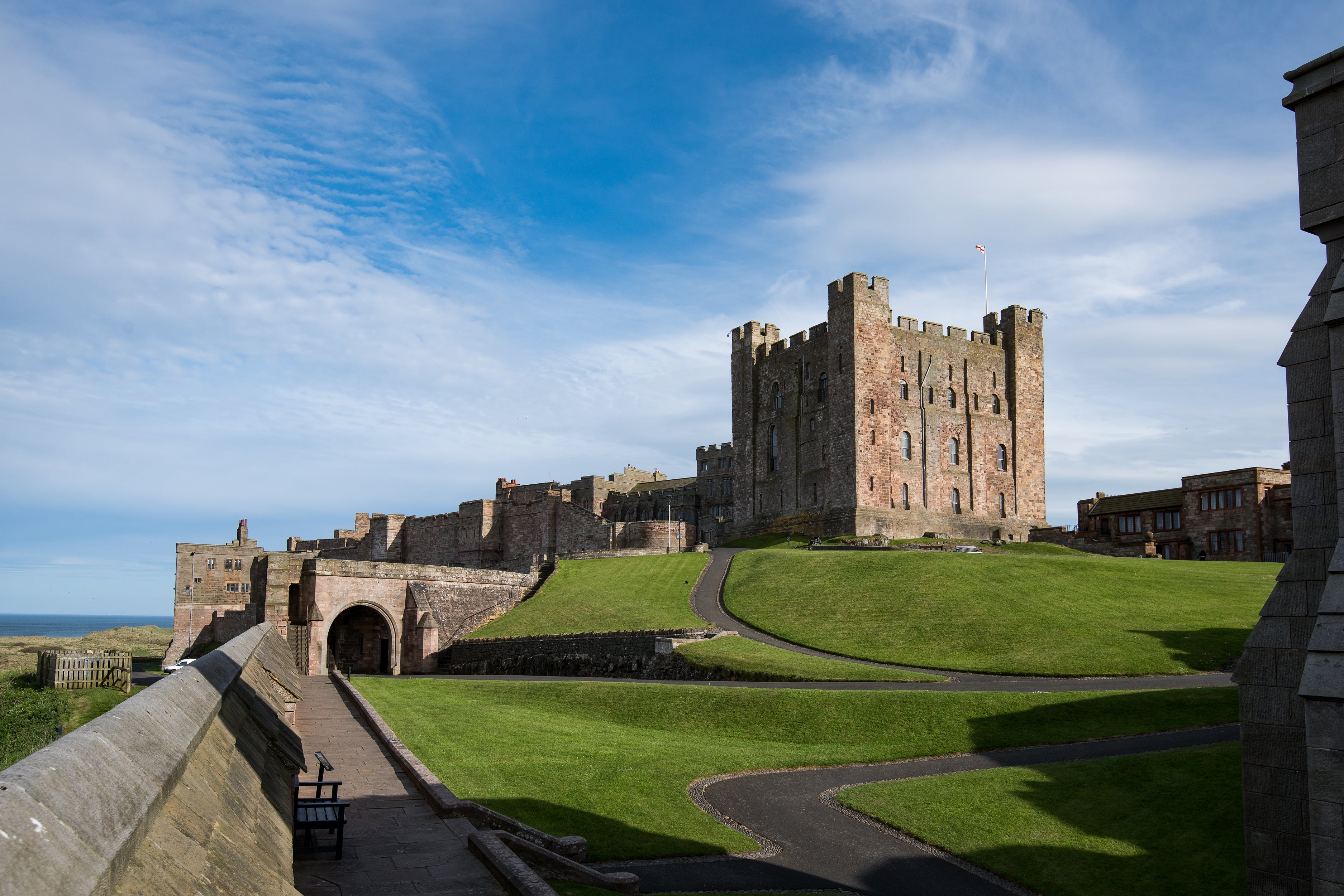 Stay at Bamburgh Castle, and you'll be immersed in 1,400 years of history