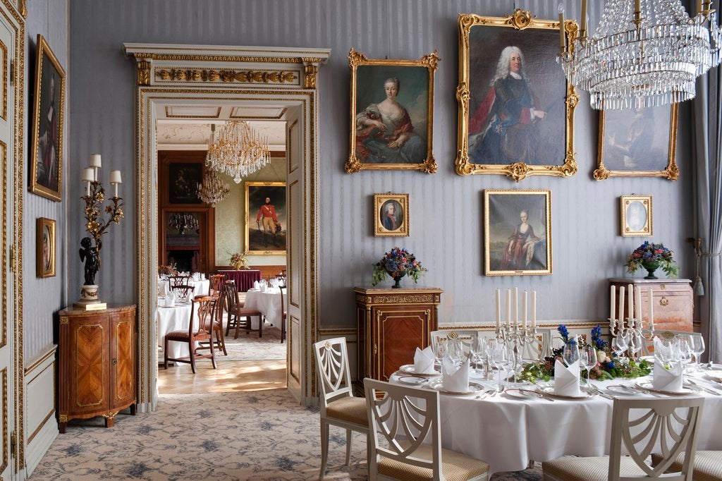 Schlosshotel Kronberg's gilded interior