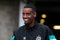Transfer news live: Newcastle offer Isak release clause after Liverpool bid, Eze to Arsenal, Palhinha medical