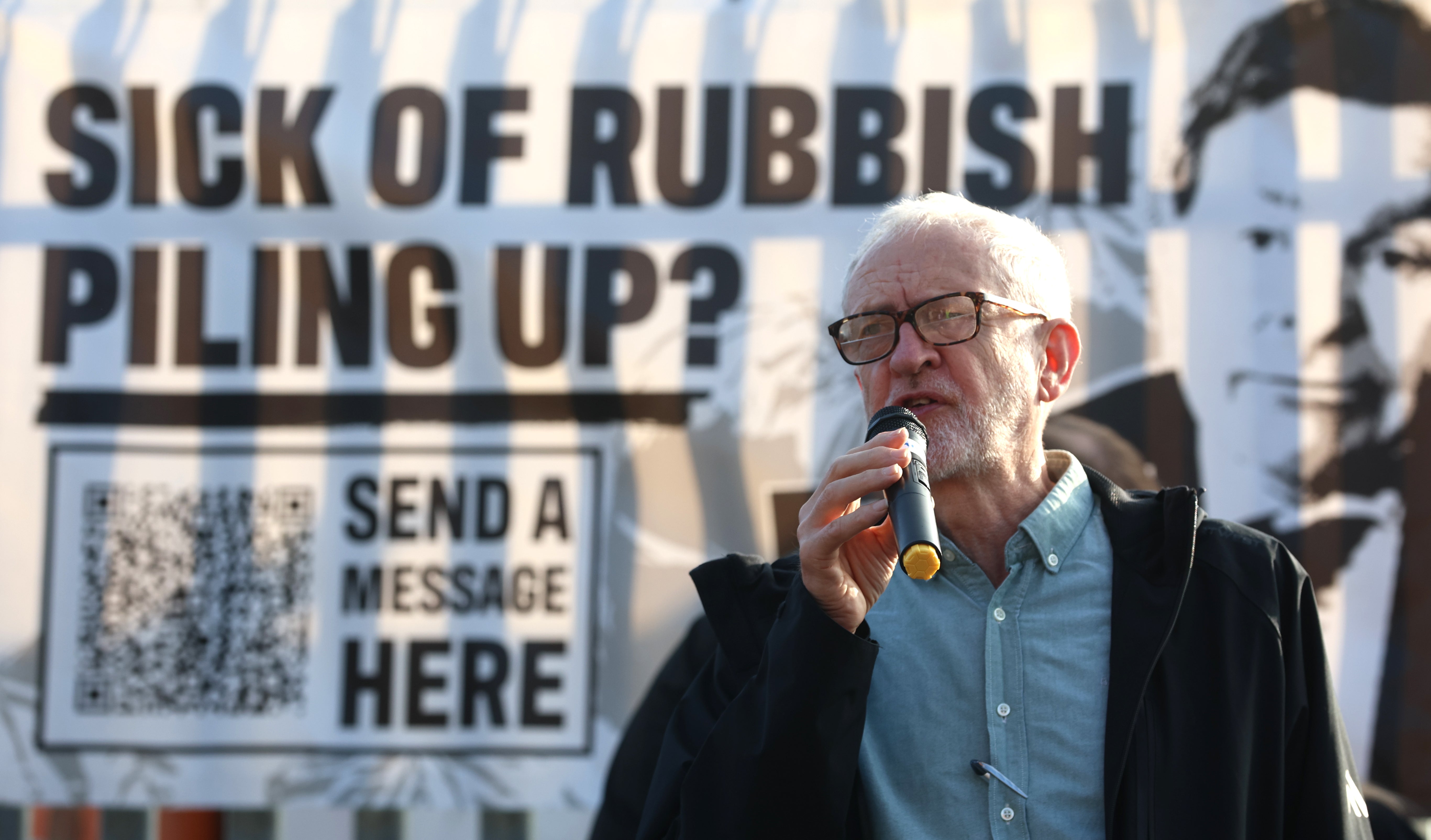 <p>Jeremy Corbyn supporting striking workers in Birmingham on Friday</p>