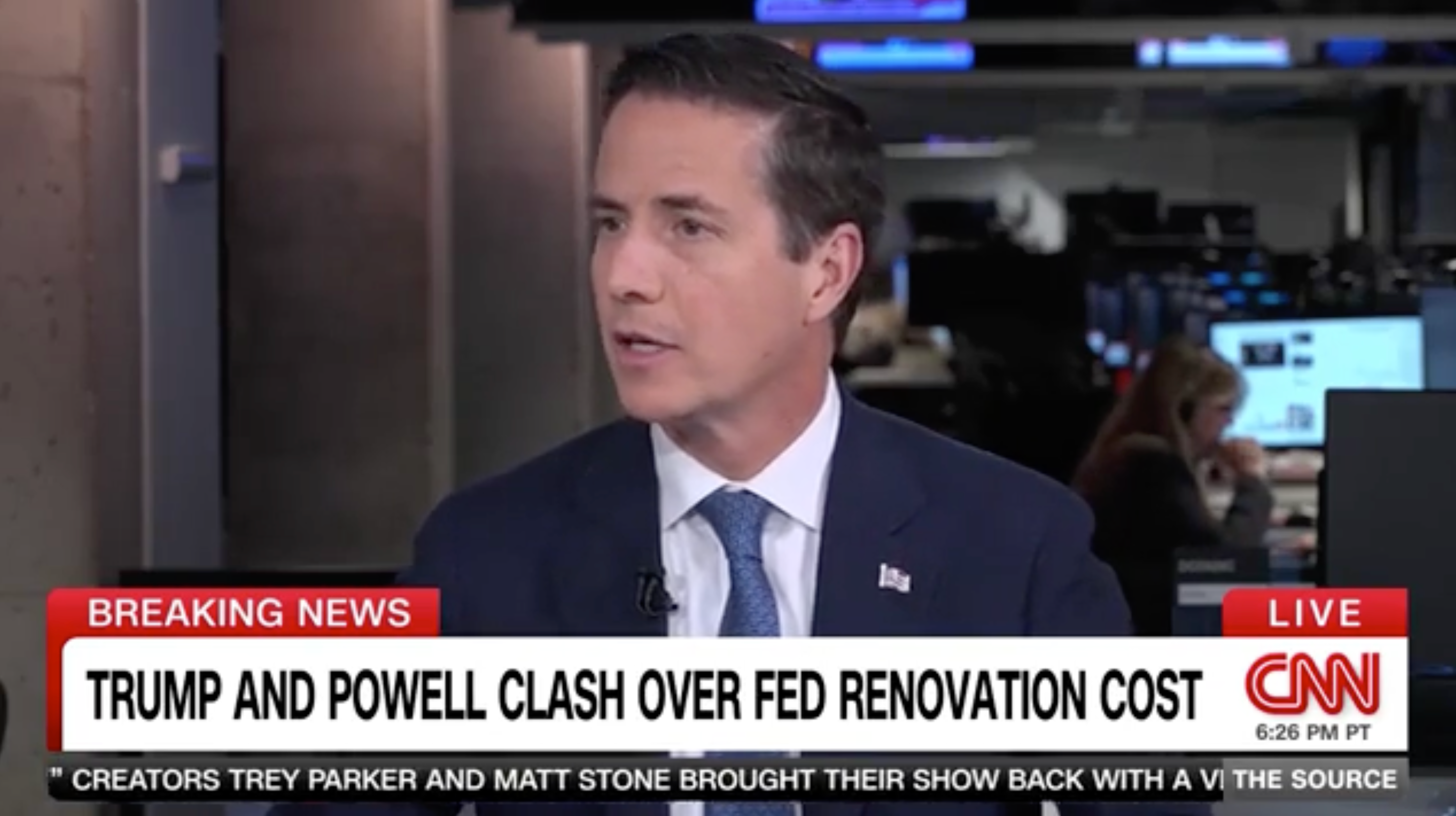 Ohio Republican Senator Bernie Moreno is interviewed by Kaitlan Collins on CNN's The Source on Thursday July 24, 2025