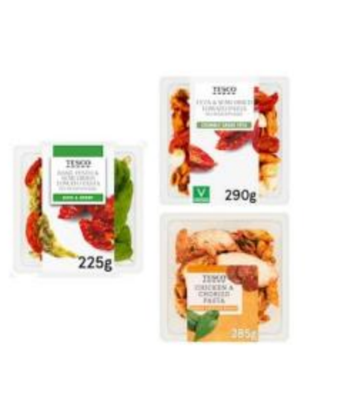 Three pasta salads have been recalled following food safety fears