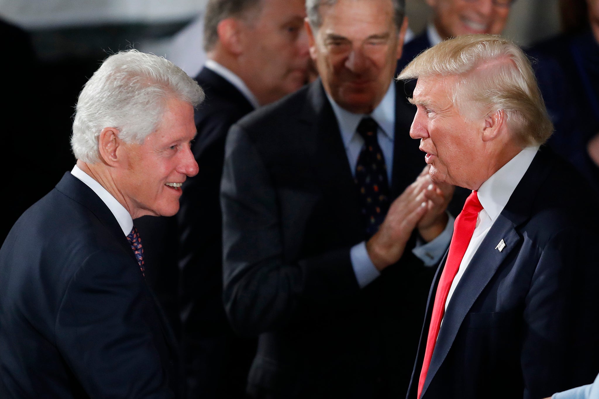 Trump attacks Bill Clinton over infamous Epstein island and claims bawdy birthday letter written by someone else: Live