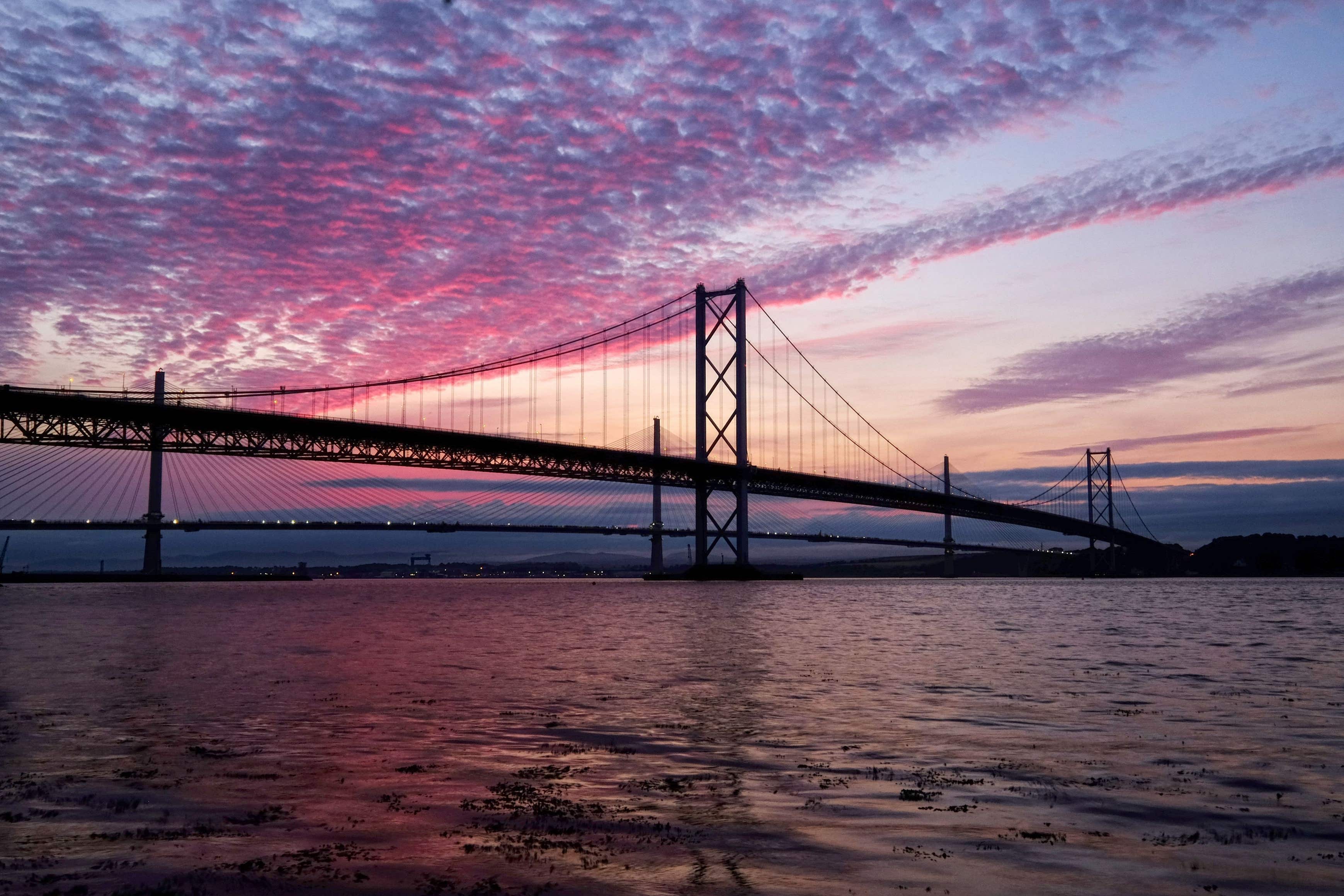 The Forth Bridge in Scotland