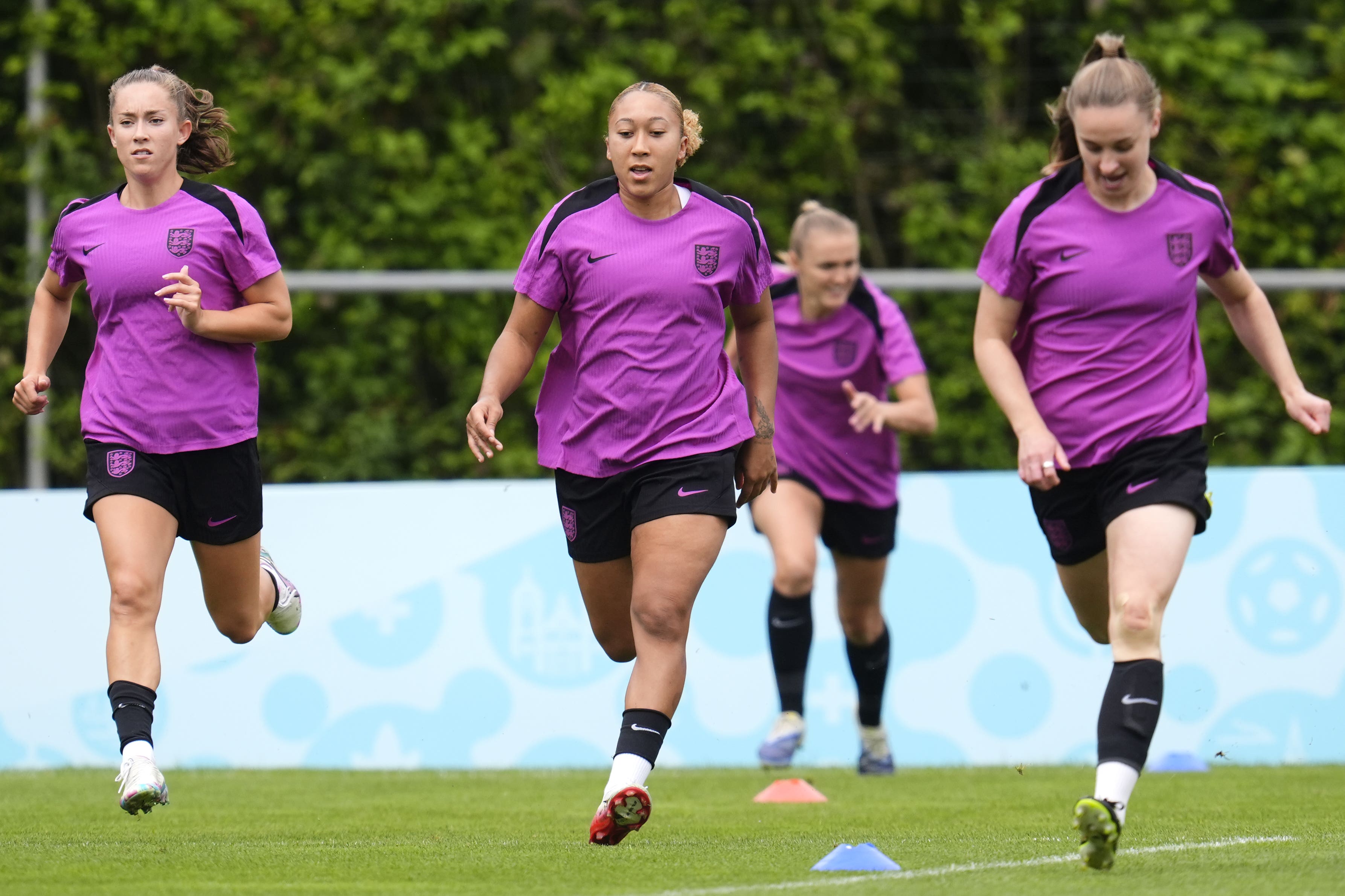 Injury doubt Lauren James trains as England prepare for Euro 2025 final