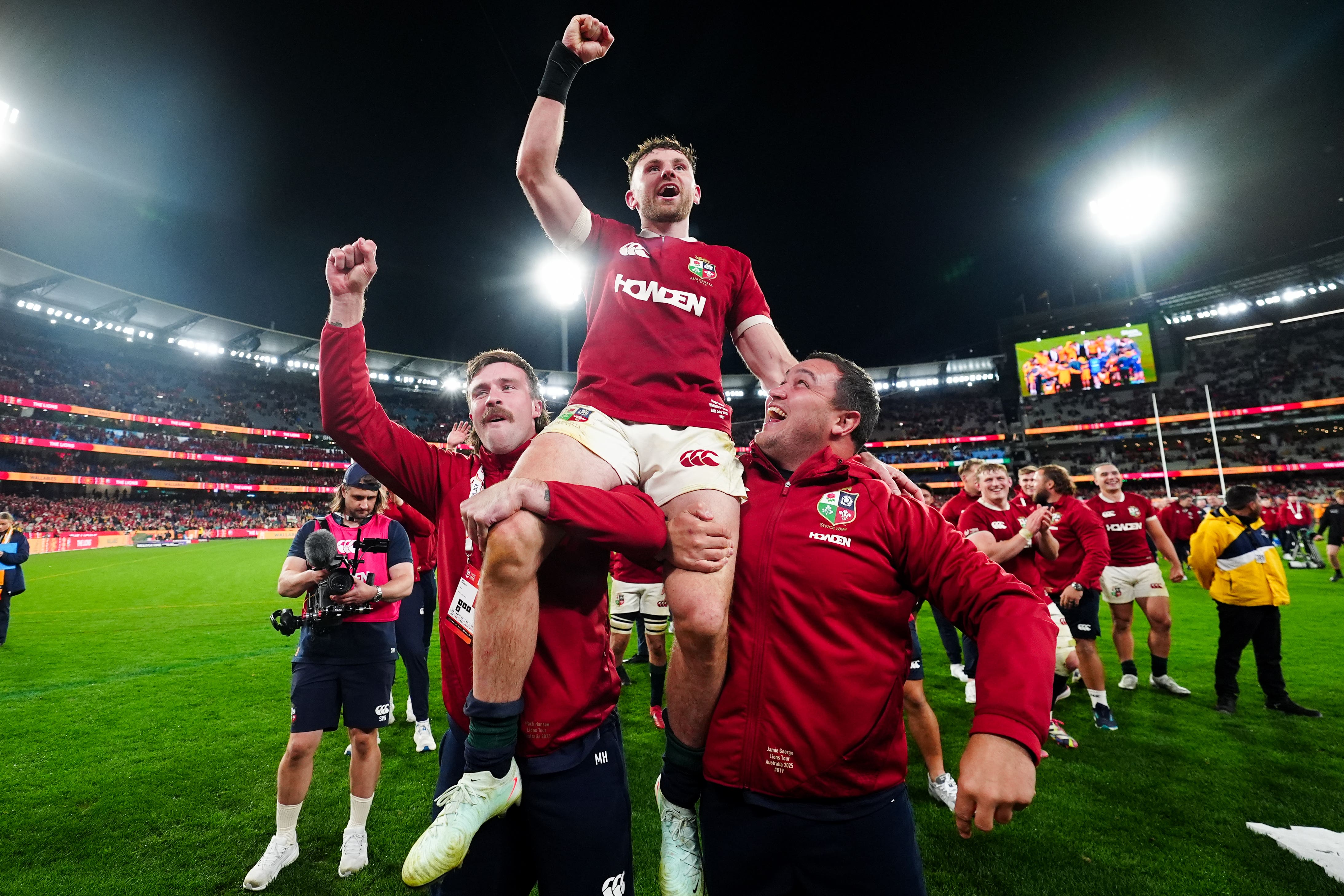 The Lions completed their greatest comeback to take a series win (David Davies/PA)
