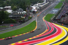 F1 weather forecast: Rain expected for Belgian Grand Prix at Spa