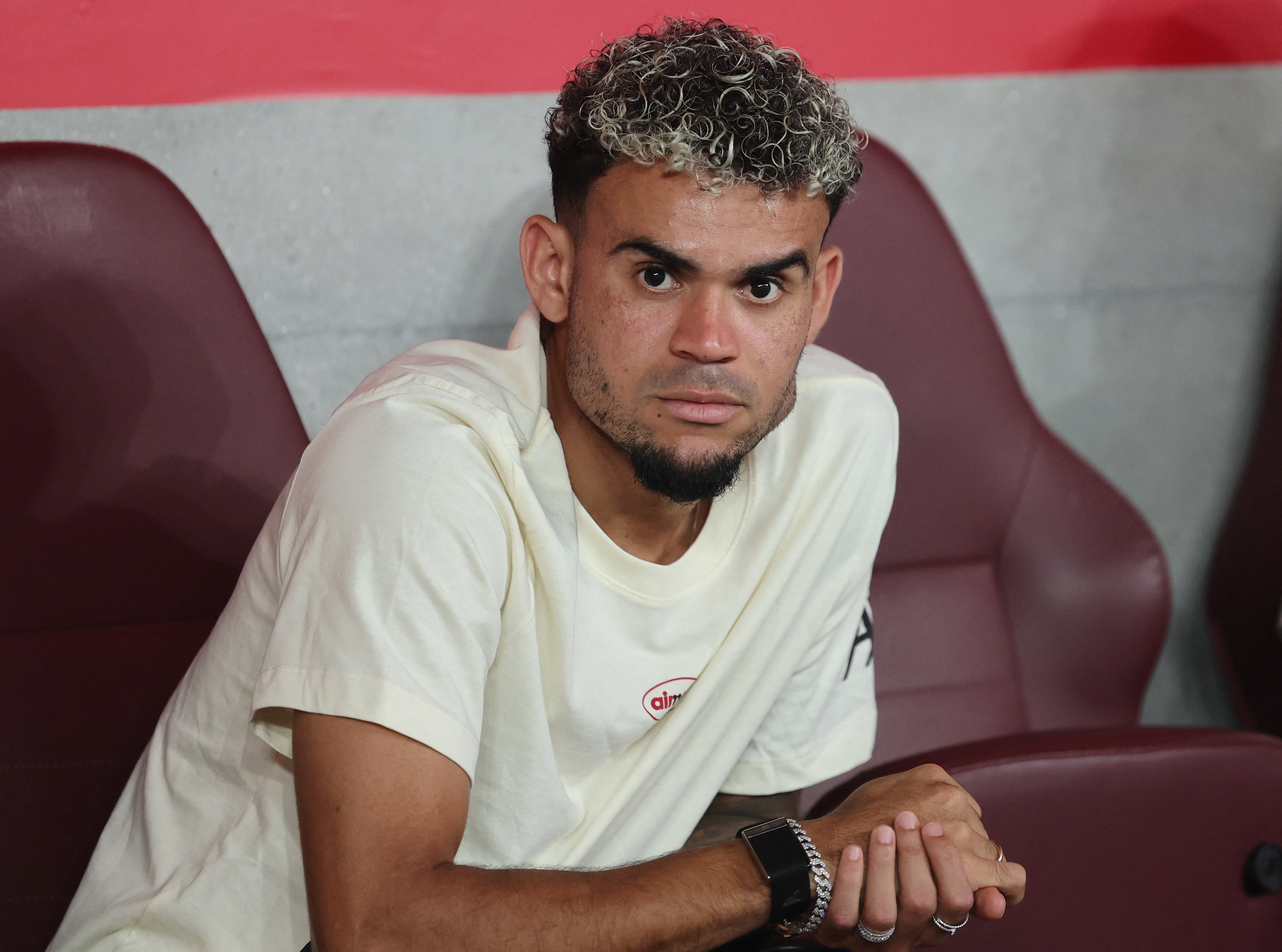 Luis Diaz during Liverpool’s pre-season tour
