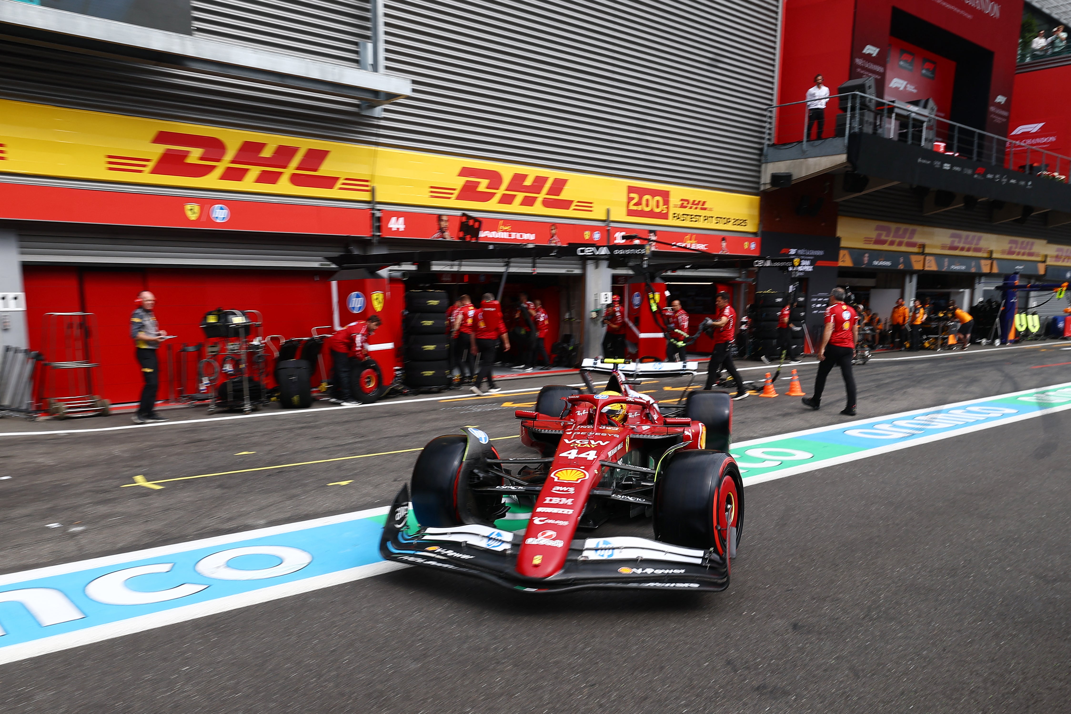 F1 Belgian GP LIVE: Race updates and times with start suspended at Spa due to heavy rain