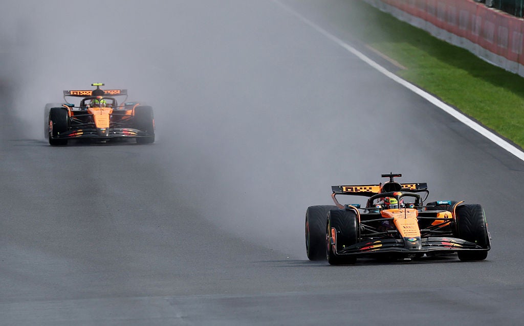 Piastri stole a march on teammate Lando Norris to win the race