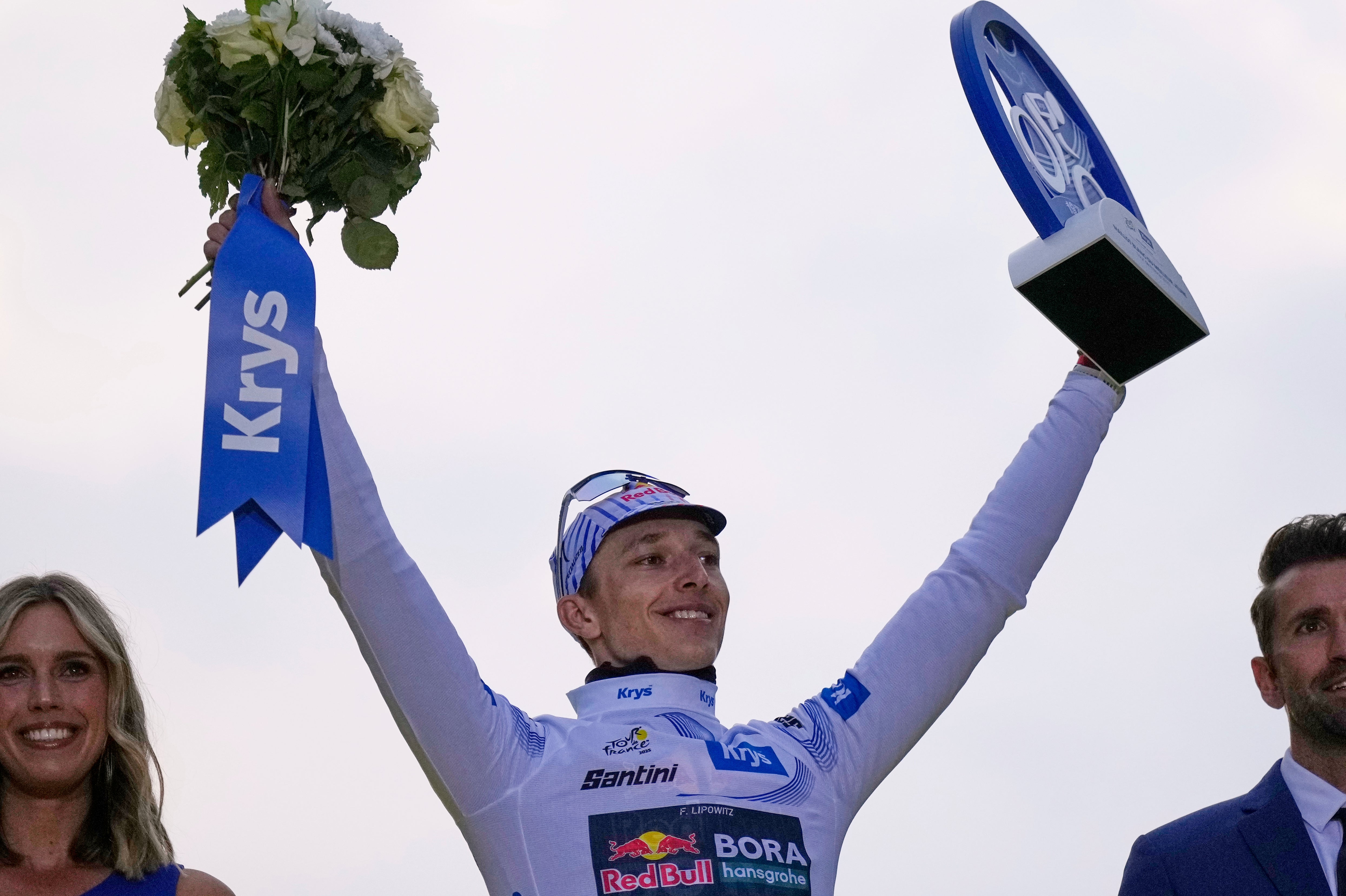 Florian Lipowitz wins the best young rider classification