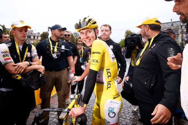 <p>Pogacar is set to take a break after the Tour de France</p>