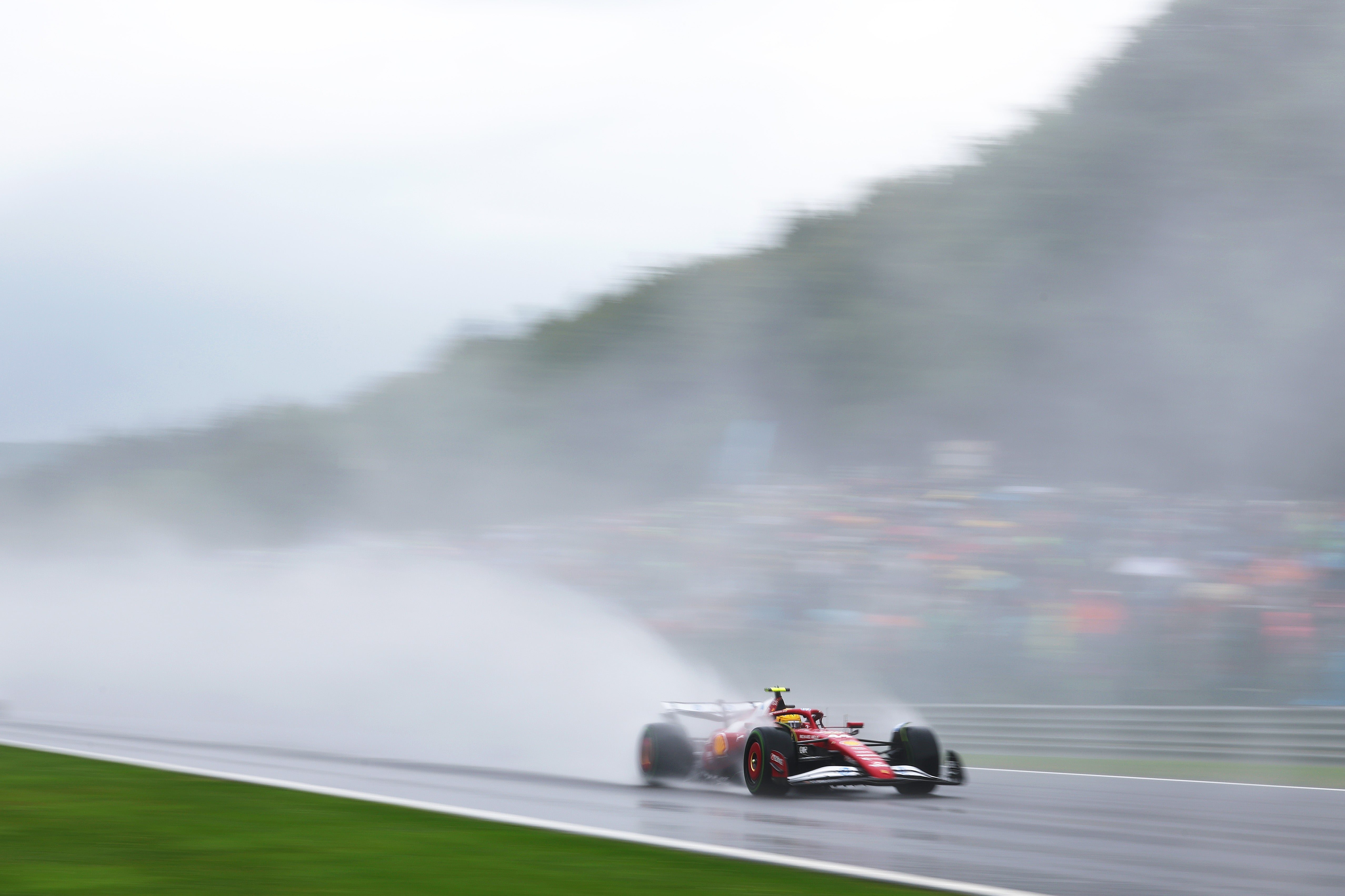 Hamilton, 40, started in the pit-lane and finished seventh