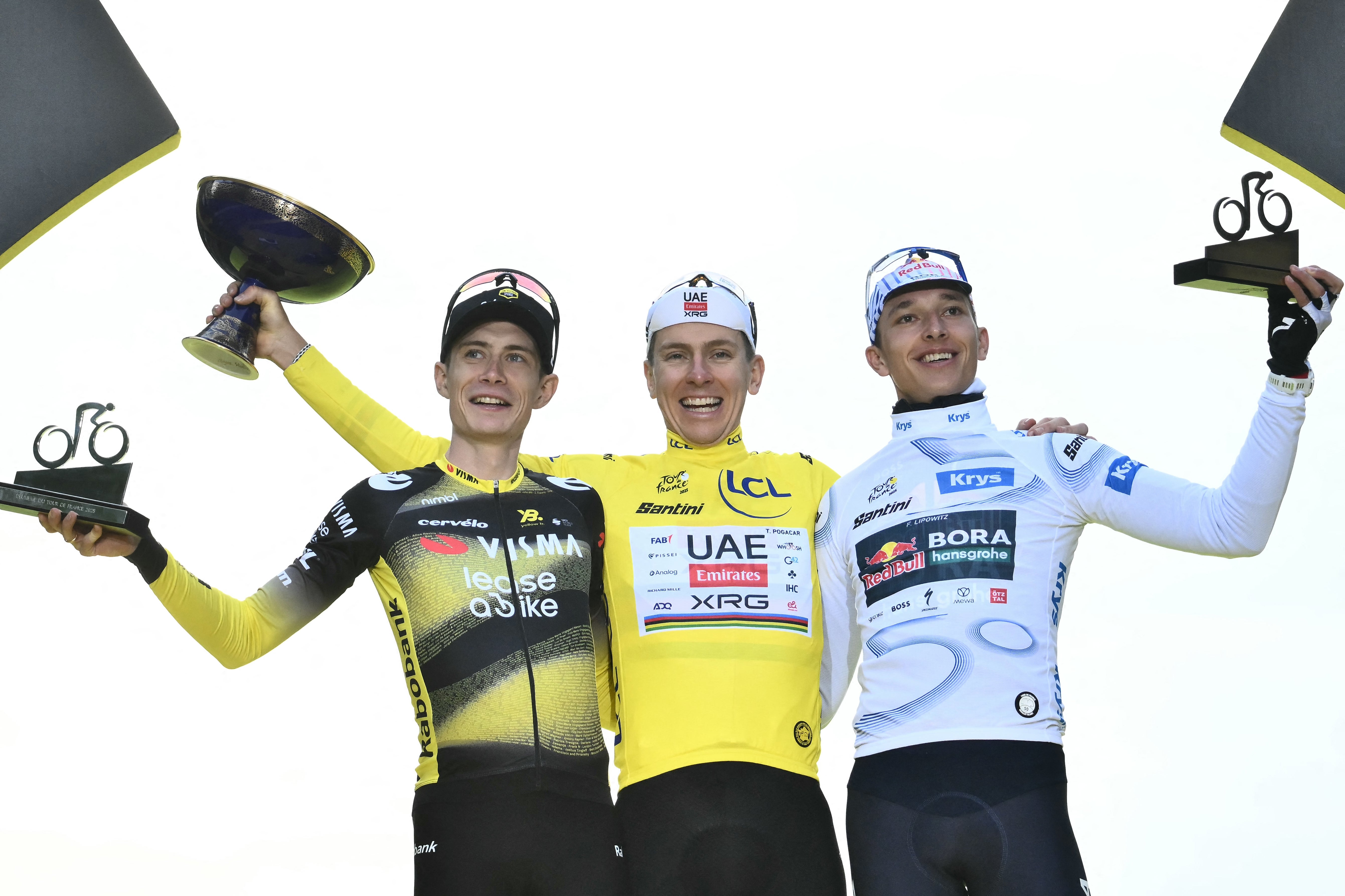 Final yellow jersey and general classification standings as Tour de France ends in Paris
