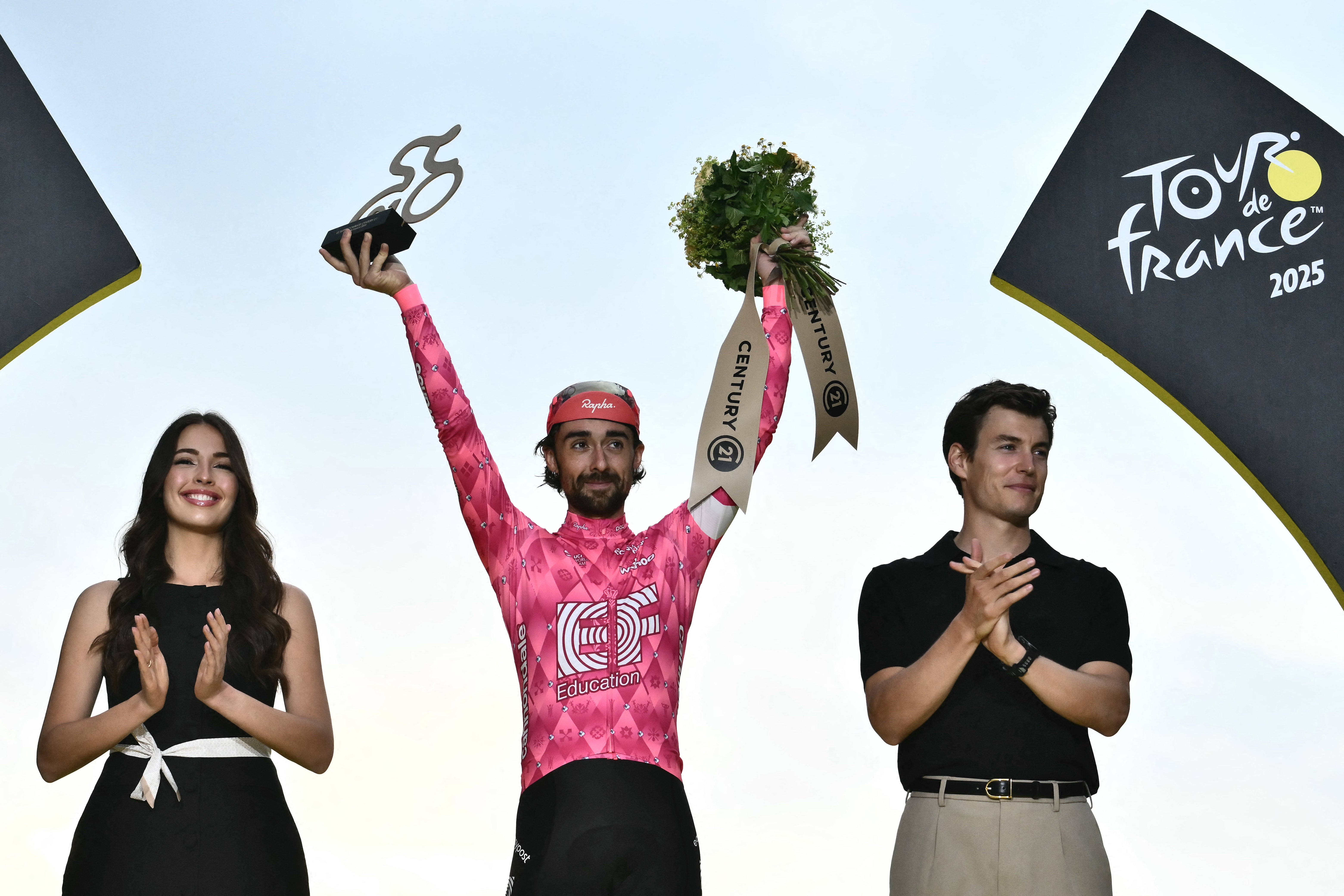 Ben Healy wins the super-combativity award for the whole race