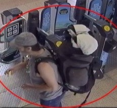 New CCTV images show him at Bournemouth railway station at 10.56am on Friday 4 July