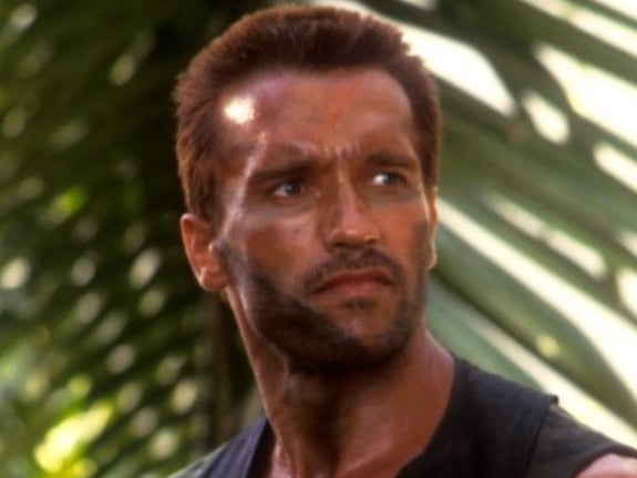 Arnold Schwarzenegger in 1987 film ‘Predator’