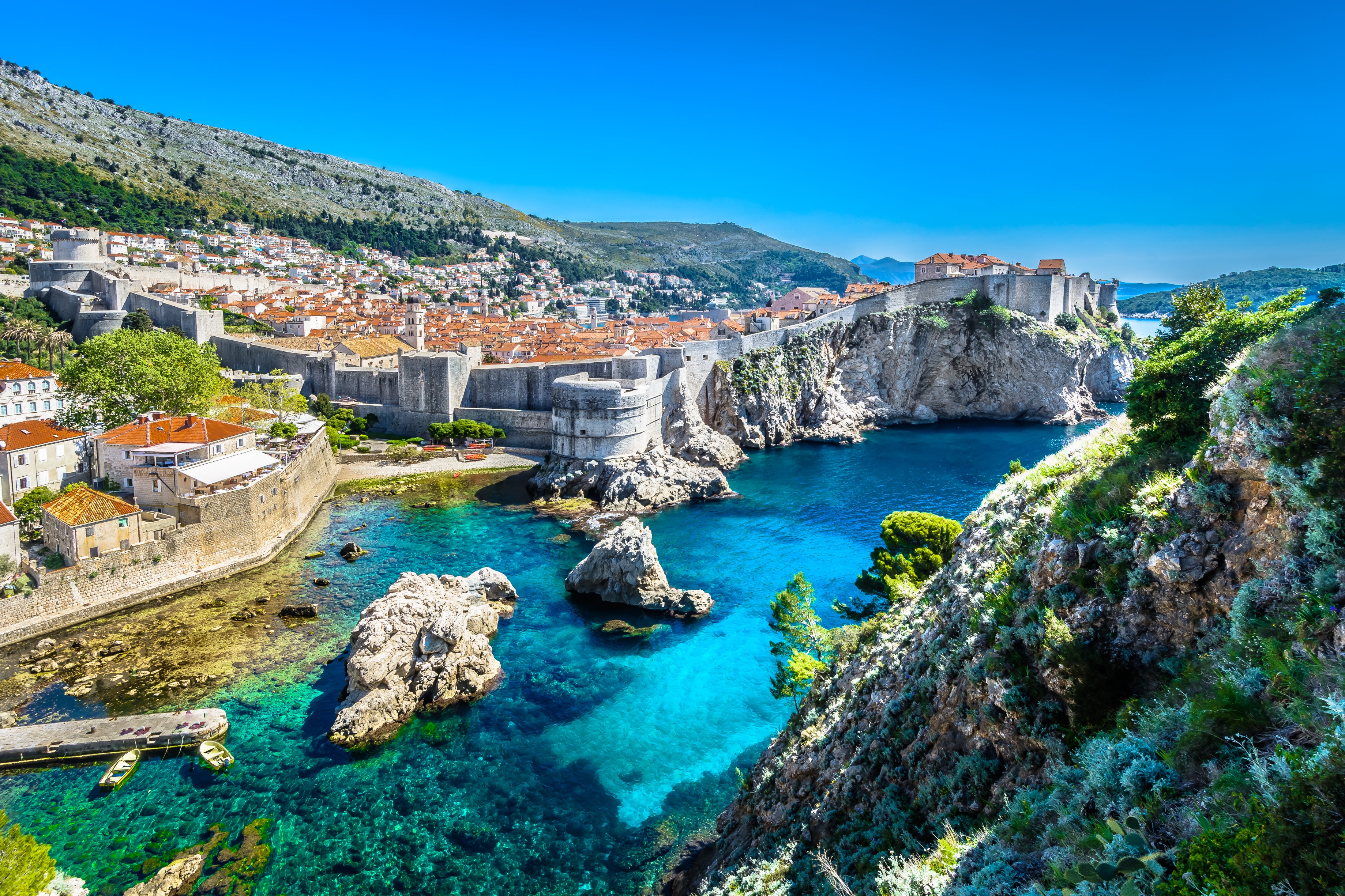 Dubrovnik's medieval city has limited access points