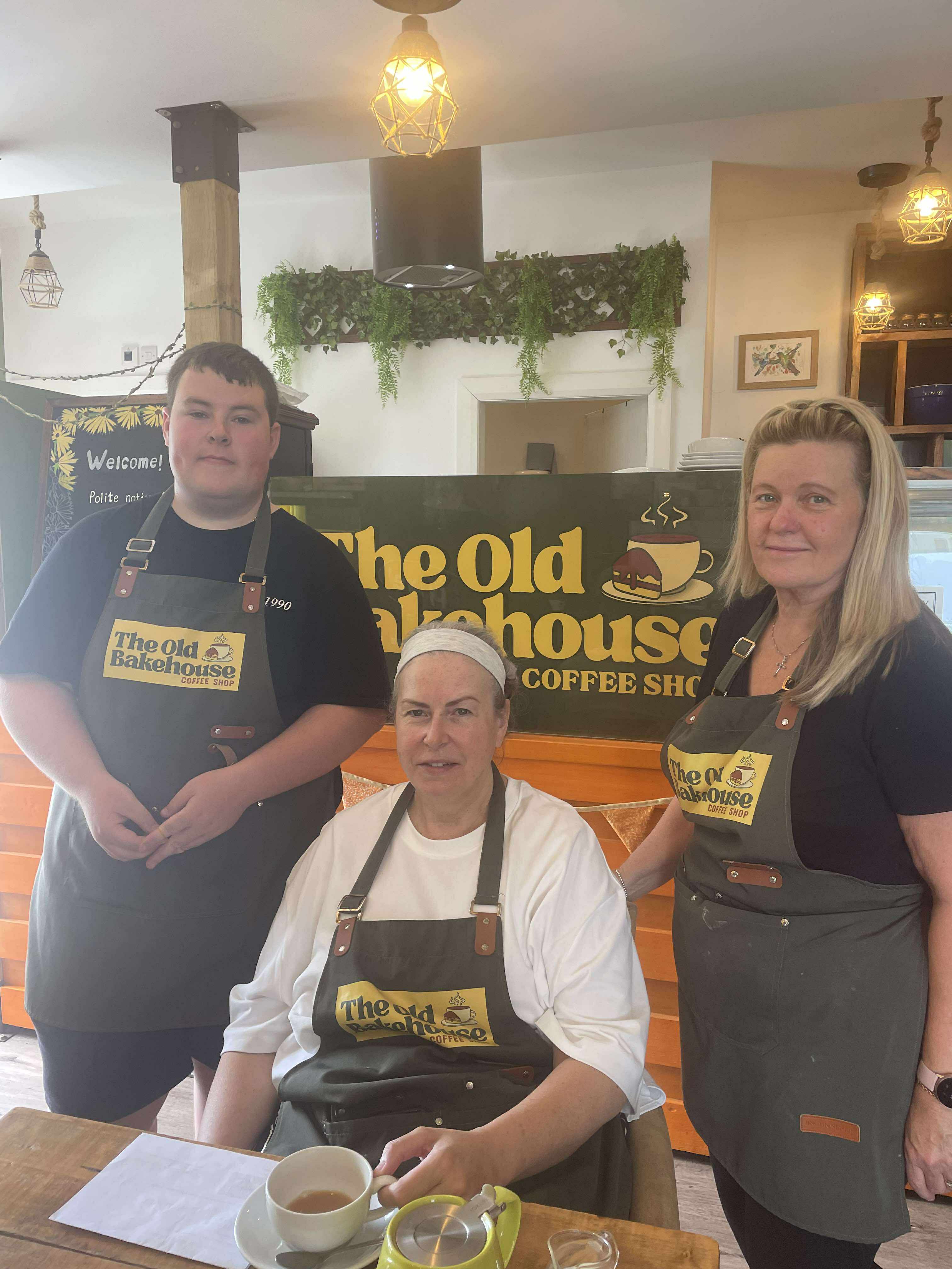Maz Langshaw (centre) runs The Old Bakehouse Coffee Shop in Southport, which will open as a reflection hub on Tuesday
