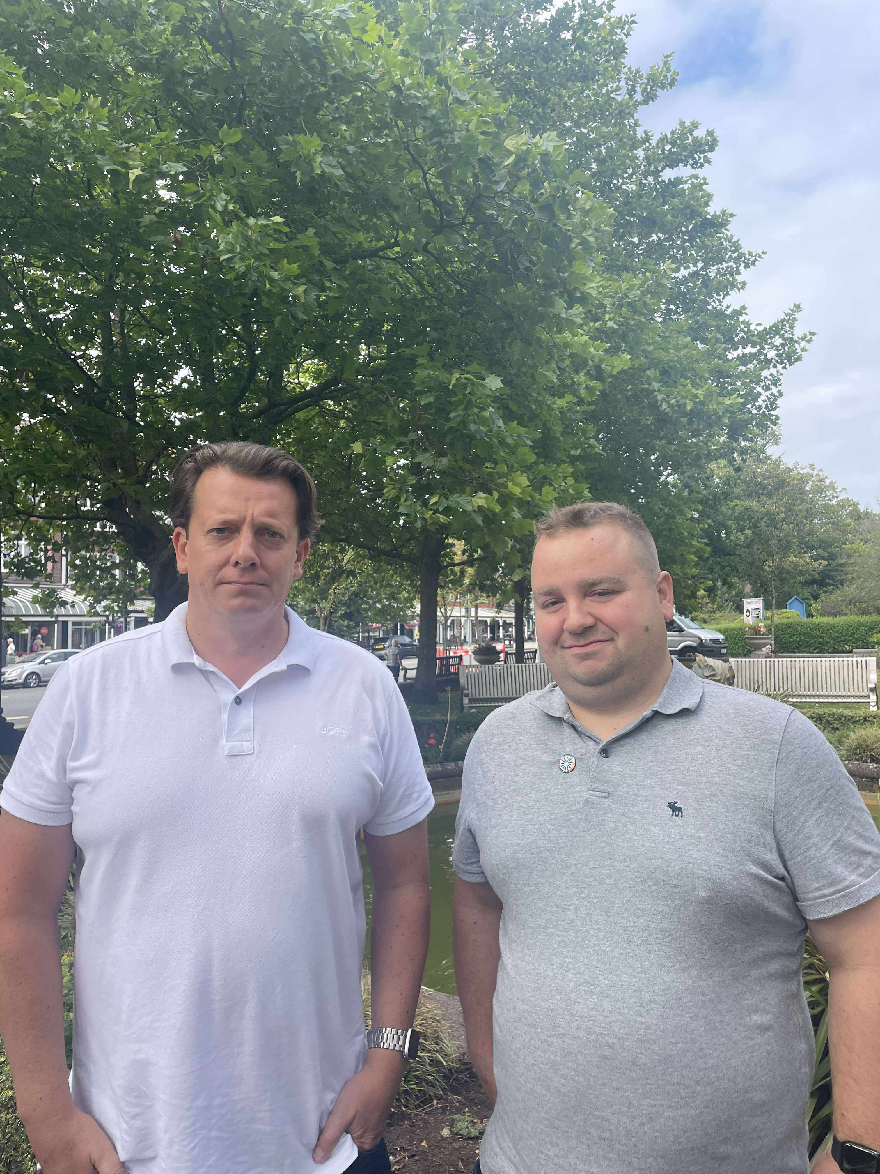 Marc Foreman and Jordan Shandley from Southport Hesketh Round Table continue to fundraise for the families