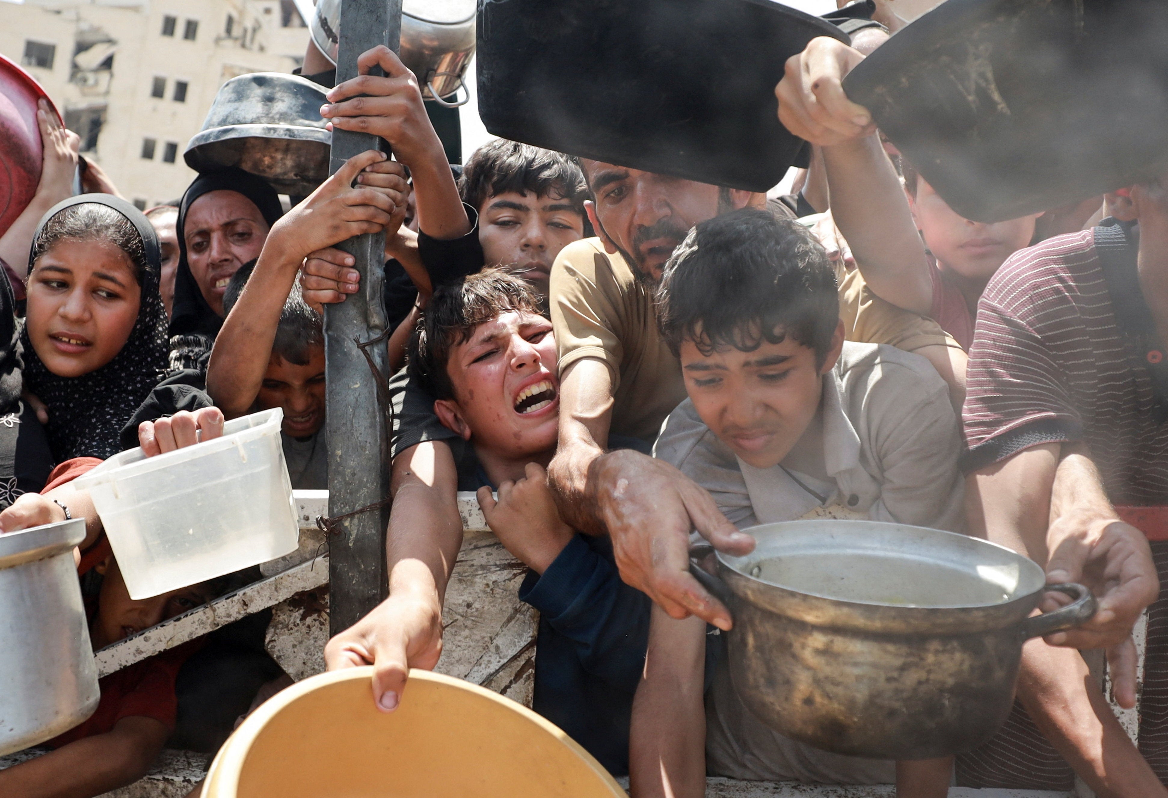 Israel continues to deny there are restrictions on aid or that there is even a hunger crisis in Gaza