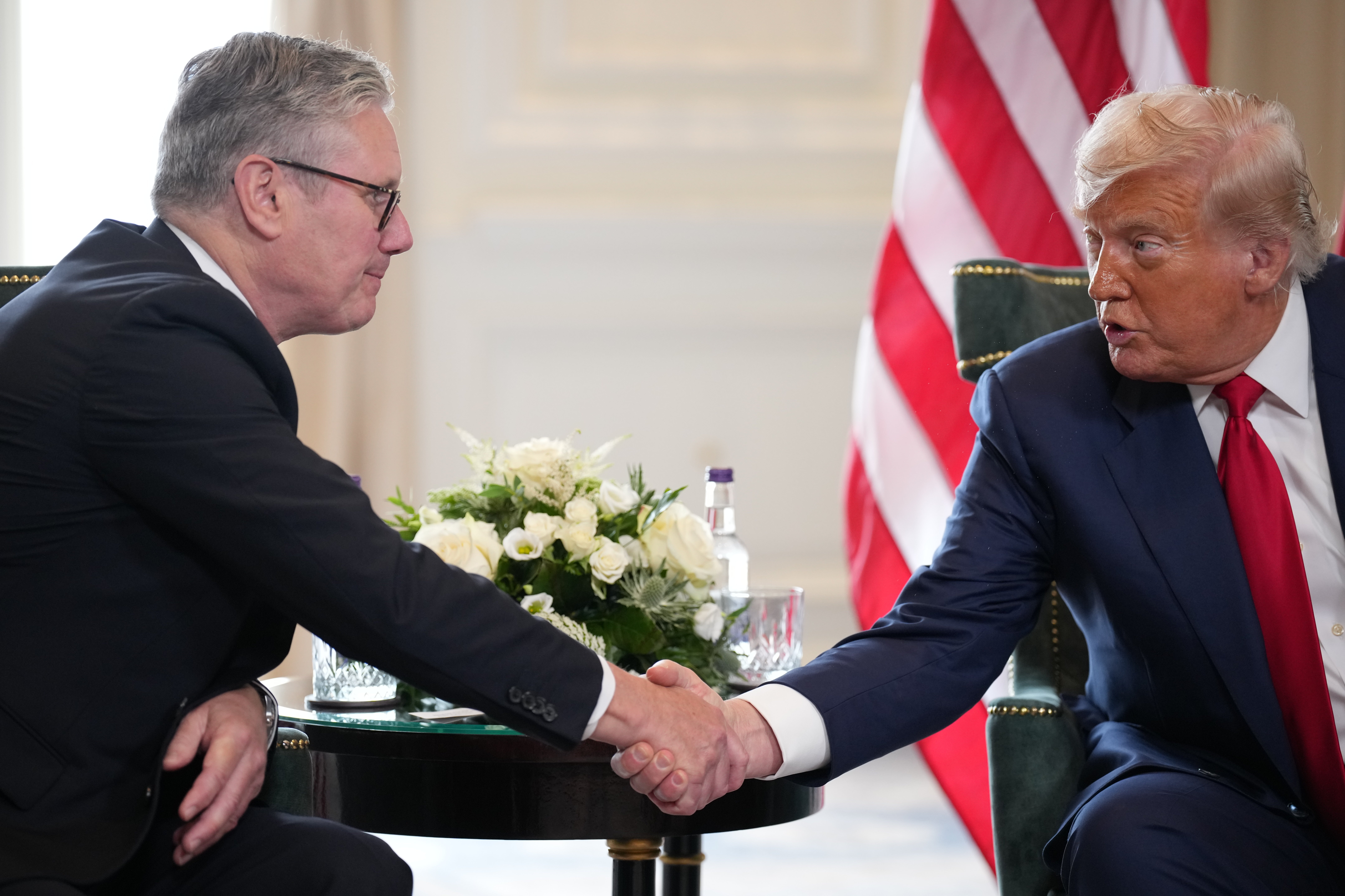 Persistent bruising on Donald Trump’s hand is attributed to the large number of handshakes he gives and receives in his role as president, according to the White House