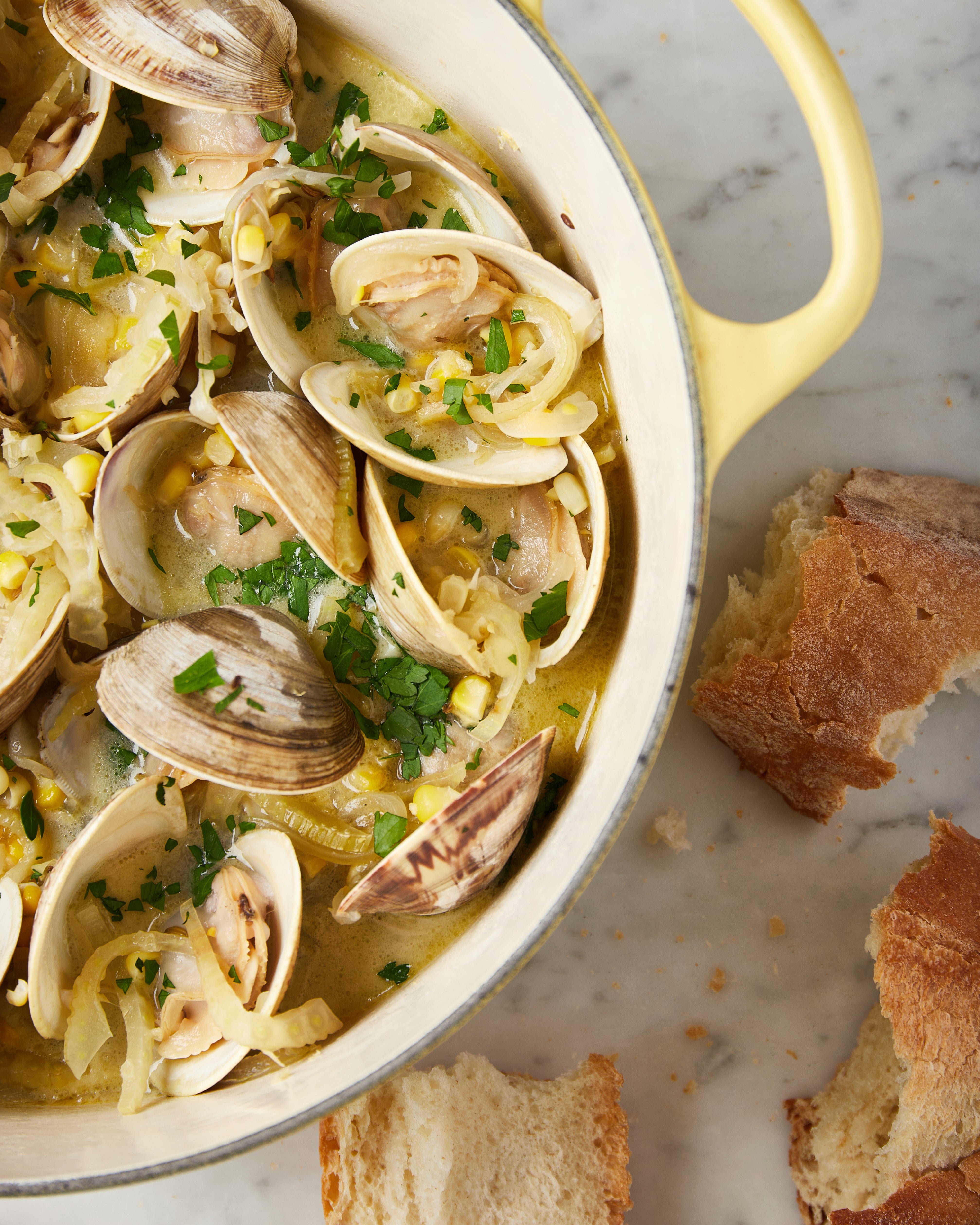 Food-MilkStreet-Steamed Clams Corn