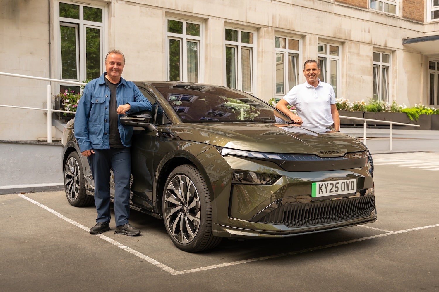 Skoda CEO Klaus Zellmer went for a drive with Independent EV Editor Steve Fowler