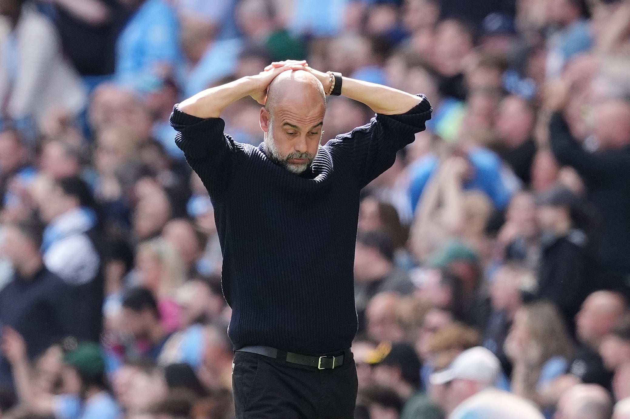 Pep Guardiola is still committed to Man City despite a tough season