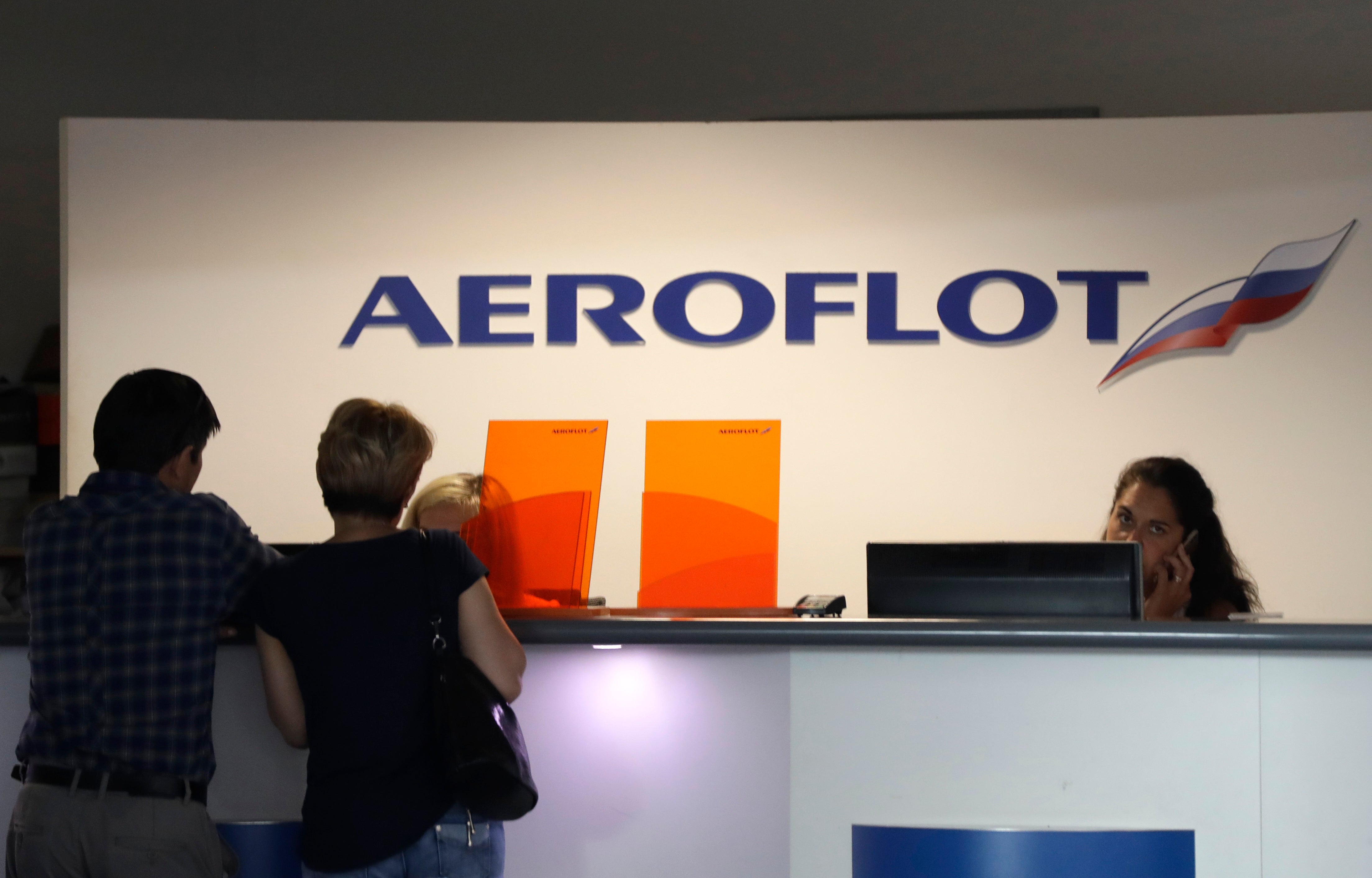 Russia’s national airline Aeroflot was forced to cancel numerous flights