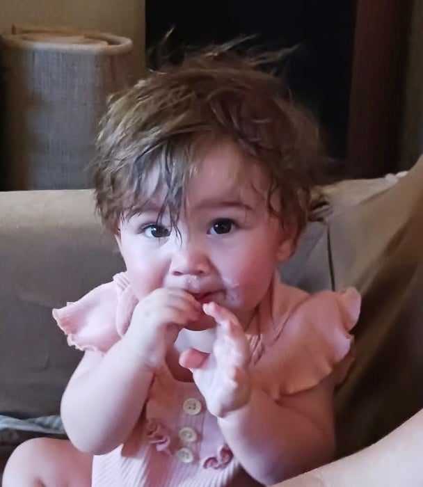 On Sunday, the mother and baby Sandra were discovered inside their 2006 Chevrolet Trailblazer