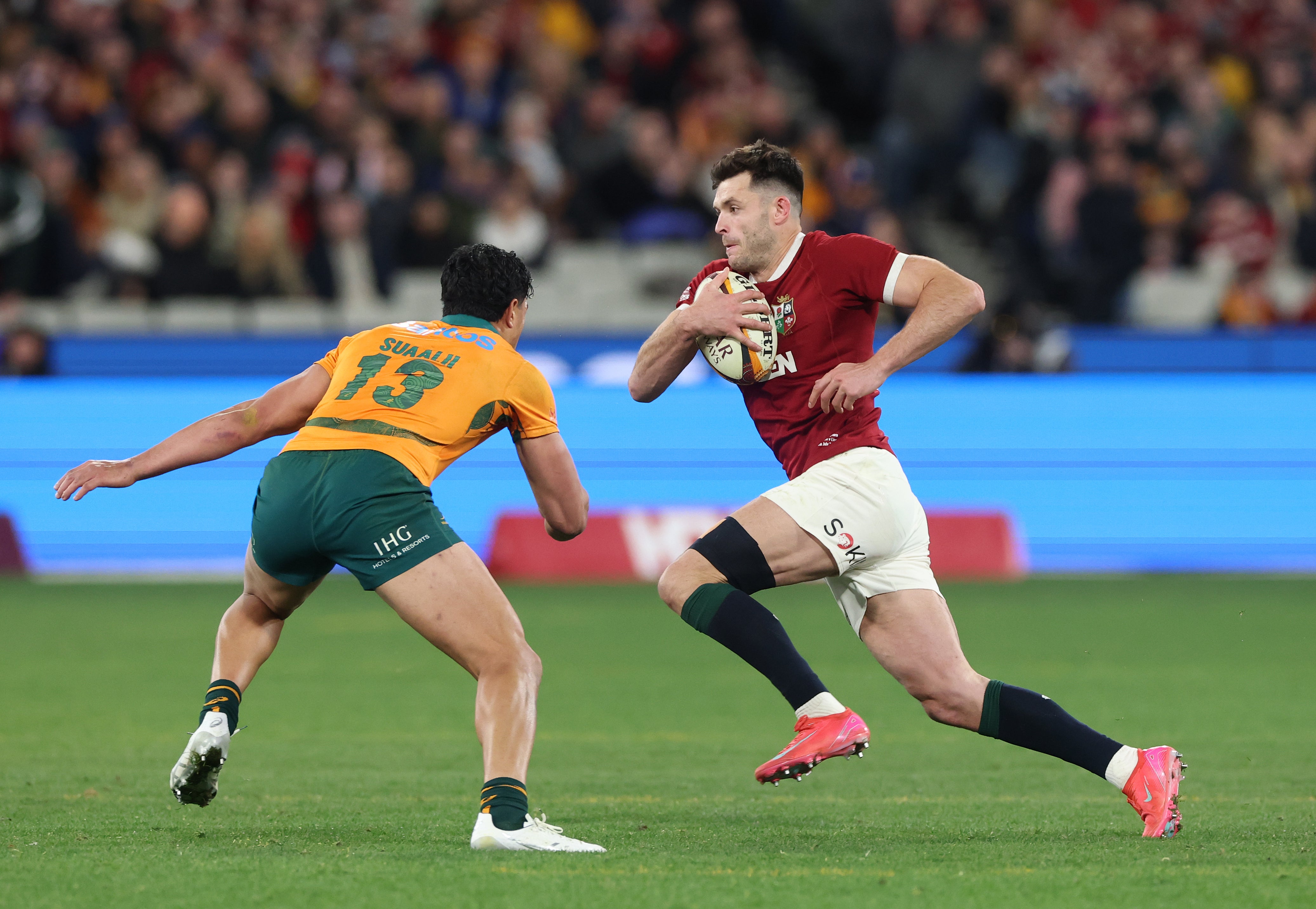 Blair Kinghorn was good off the bench in the second Test and will start on the wing for the third