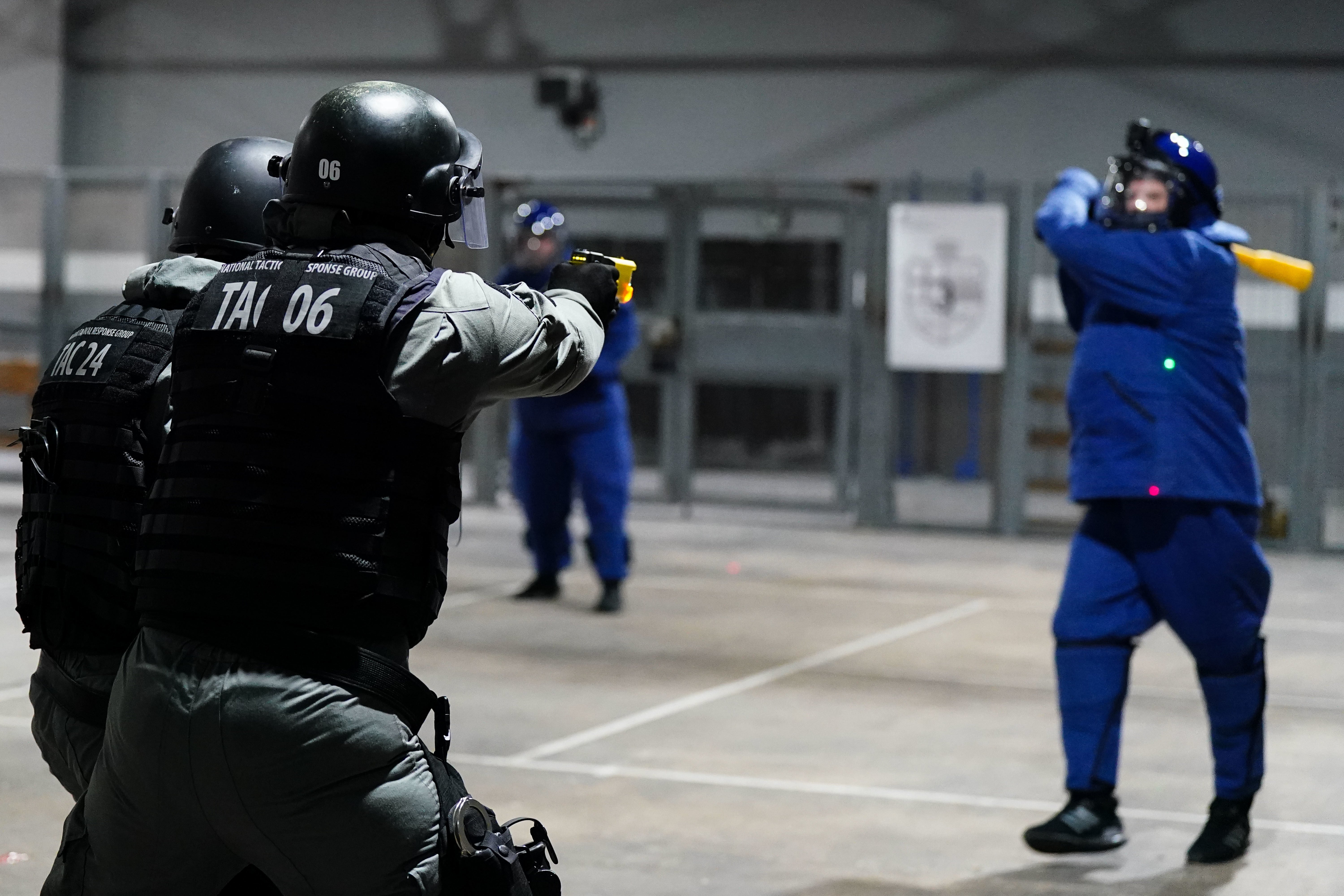 Specialist officers from the Operational Response and Resilience Unit based in Kidlington, Oxfordshire, and Doncaster, South Yorkshire, will be the first to become equipped with electric stun guns when the pilot launches on Monday