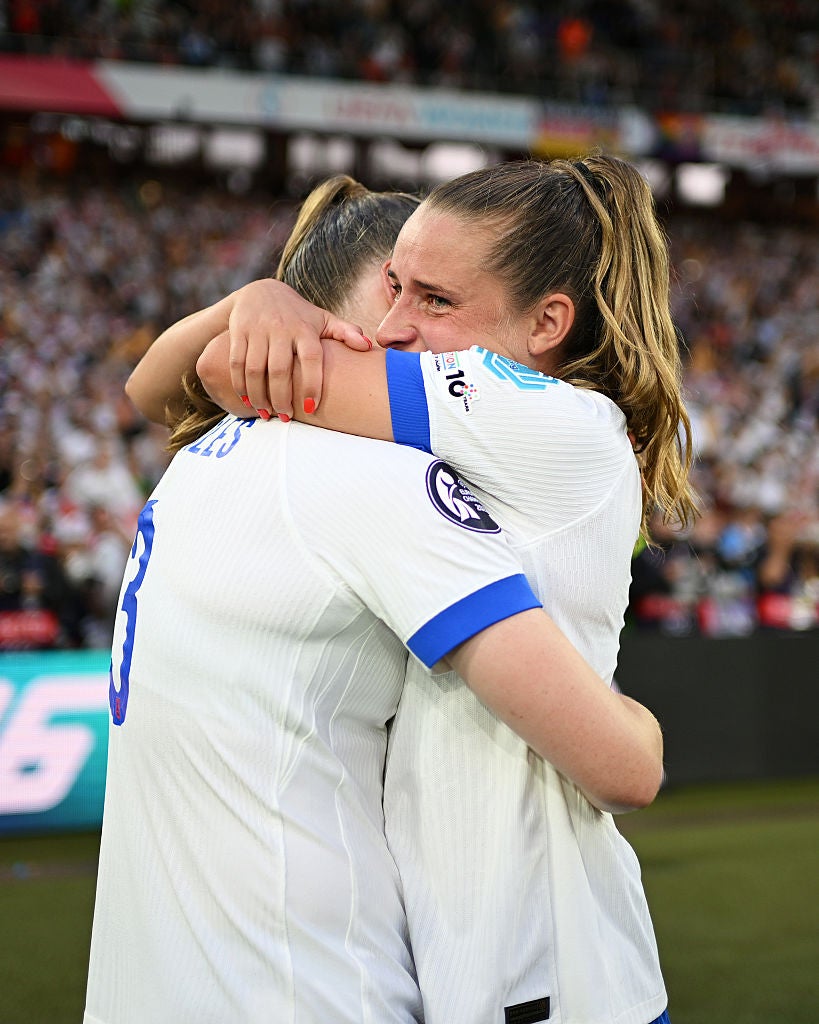 Ella Toone was emotional as she dedicated England’s triumph to her late father