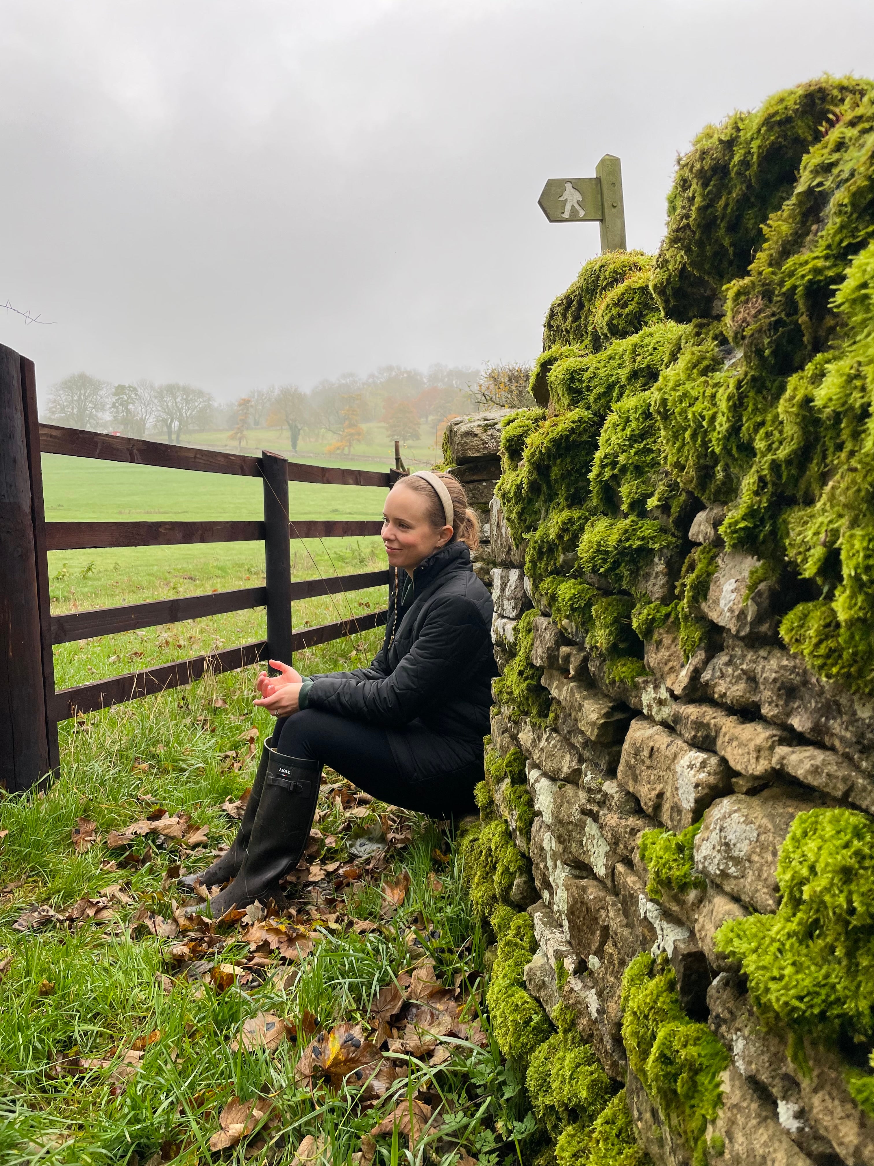 Audrey says: 'Doing everyday life in such a gorgeous setting lifts your spirits'