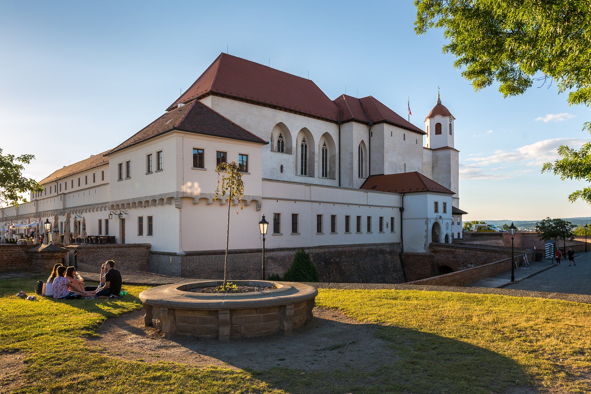 Špilberk Castle sits atop a hill and houses the Brno City Museum