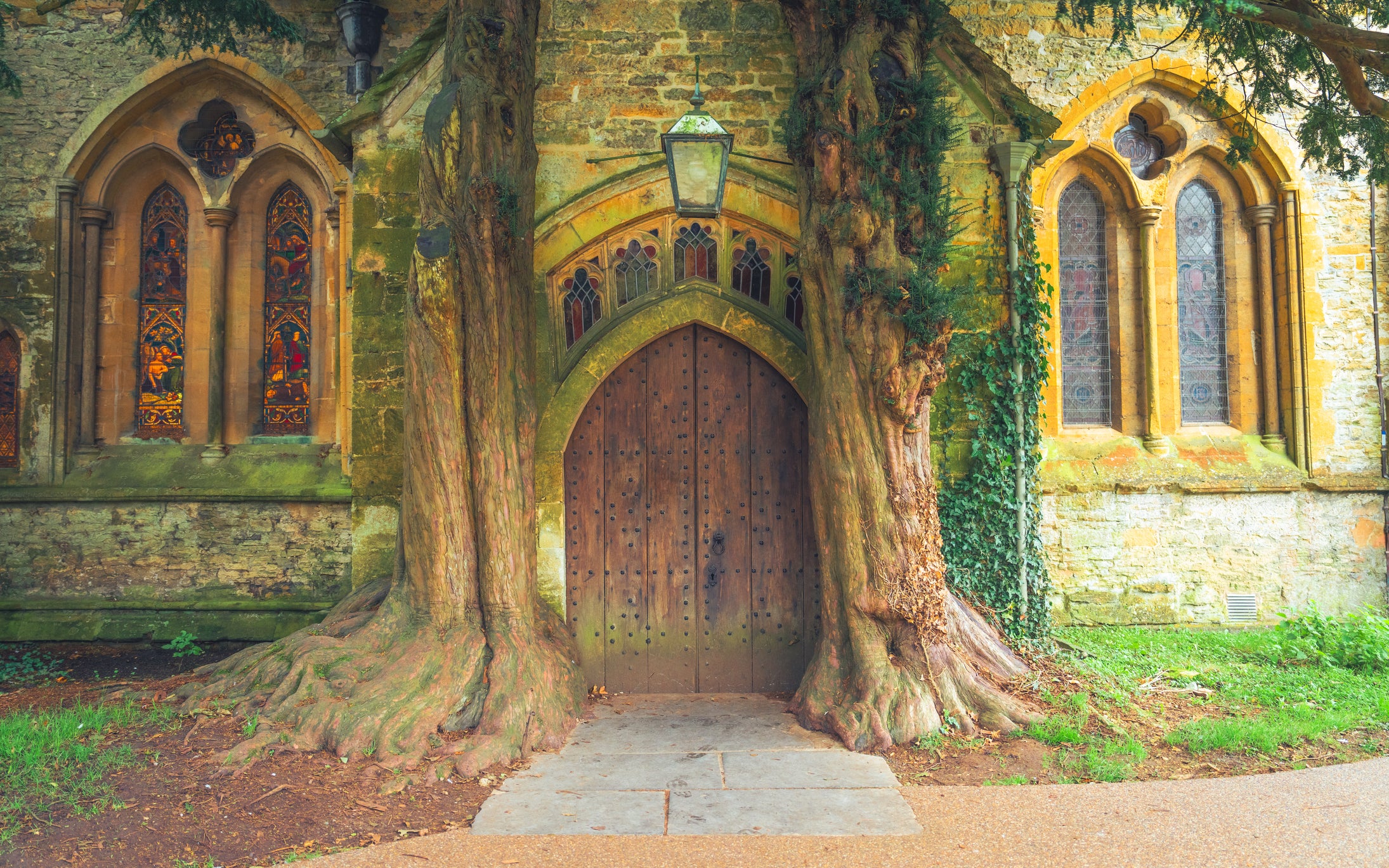One of Audrey's favorite Cotswolds spots is the 'Tolkien door' at St Edward’s Church in Stow-on-the-Wold