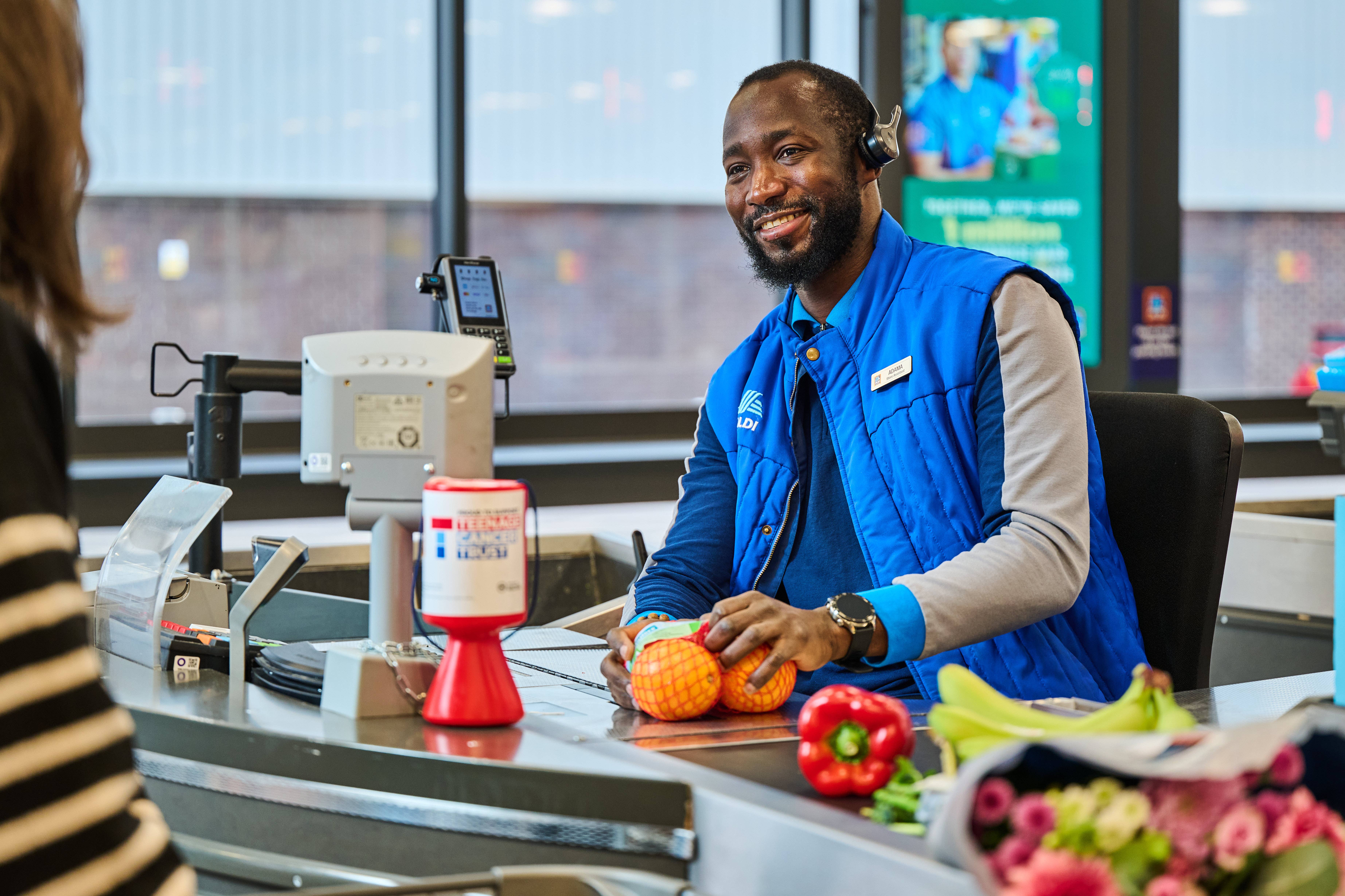 Aldi claims to be the first UK supermarket to introduce the new minimum rate