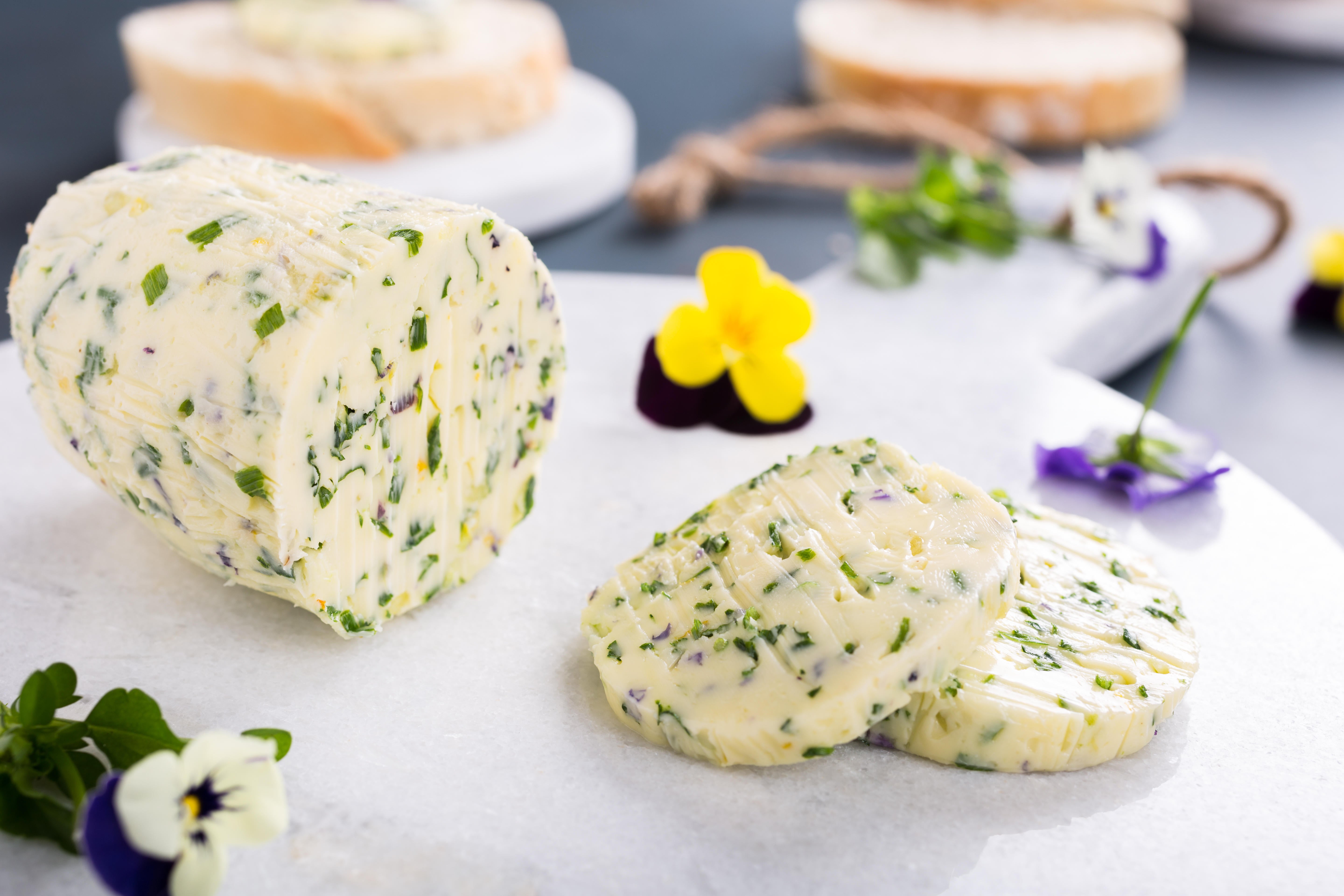 Herb butter is a particularly delicious way to make the most of your crop