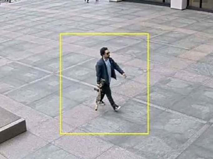 Law enforcement shared with CNN a photo of the man they believe to be the gunman walking into a Midtown building, according to its sources